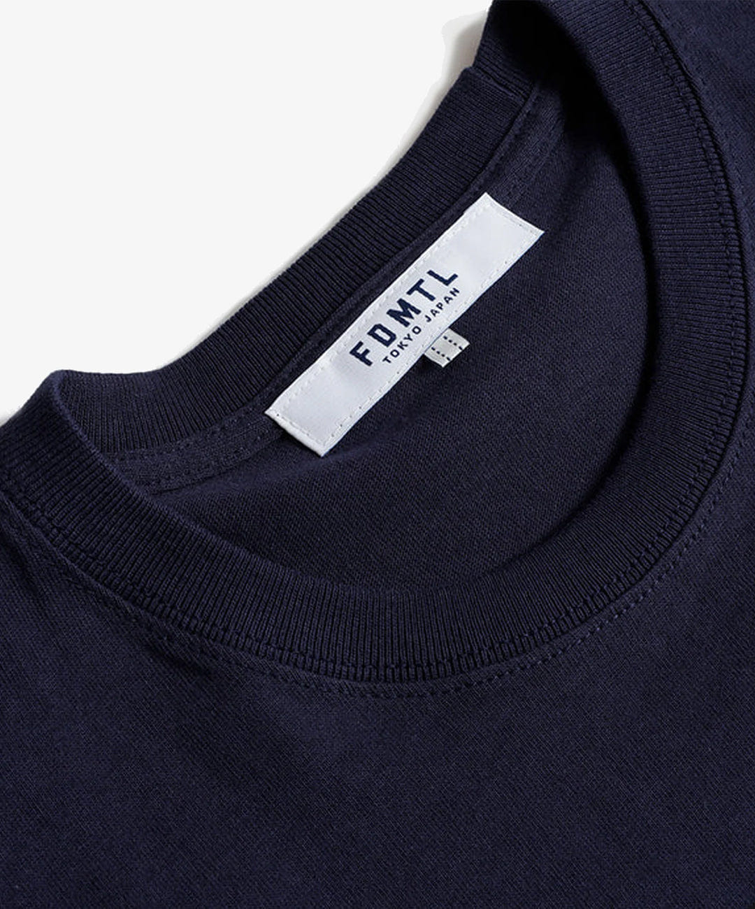 FDMTL | DENIM PRINT T-Shirt { NAVY