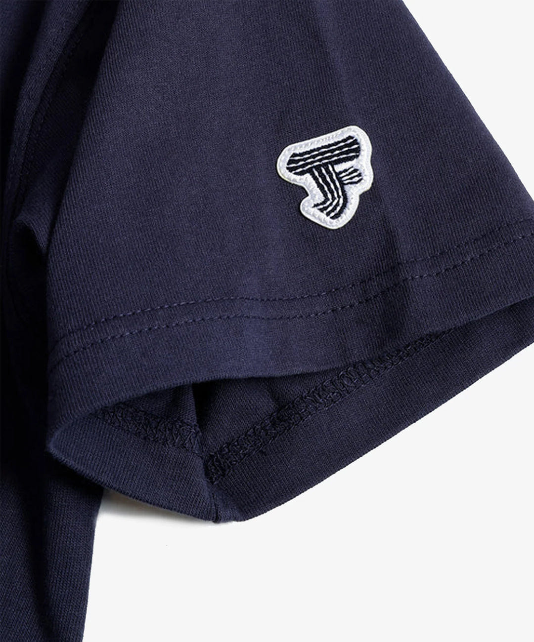 FDMTL | DENIM PRINT T-Shirt { NAVY