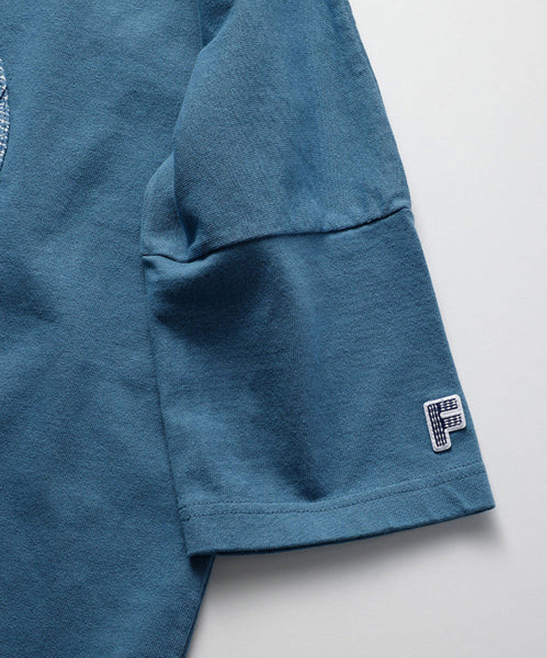 FDMTL | CIRCLE OBI WIDE T-Shirt { BLUE