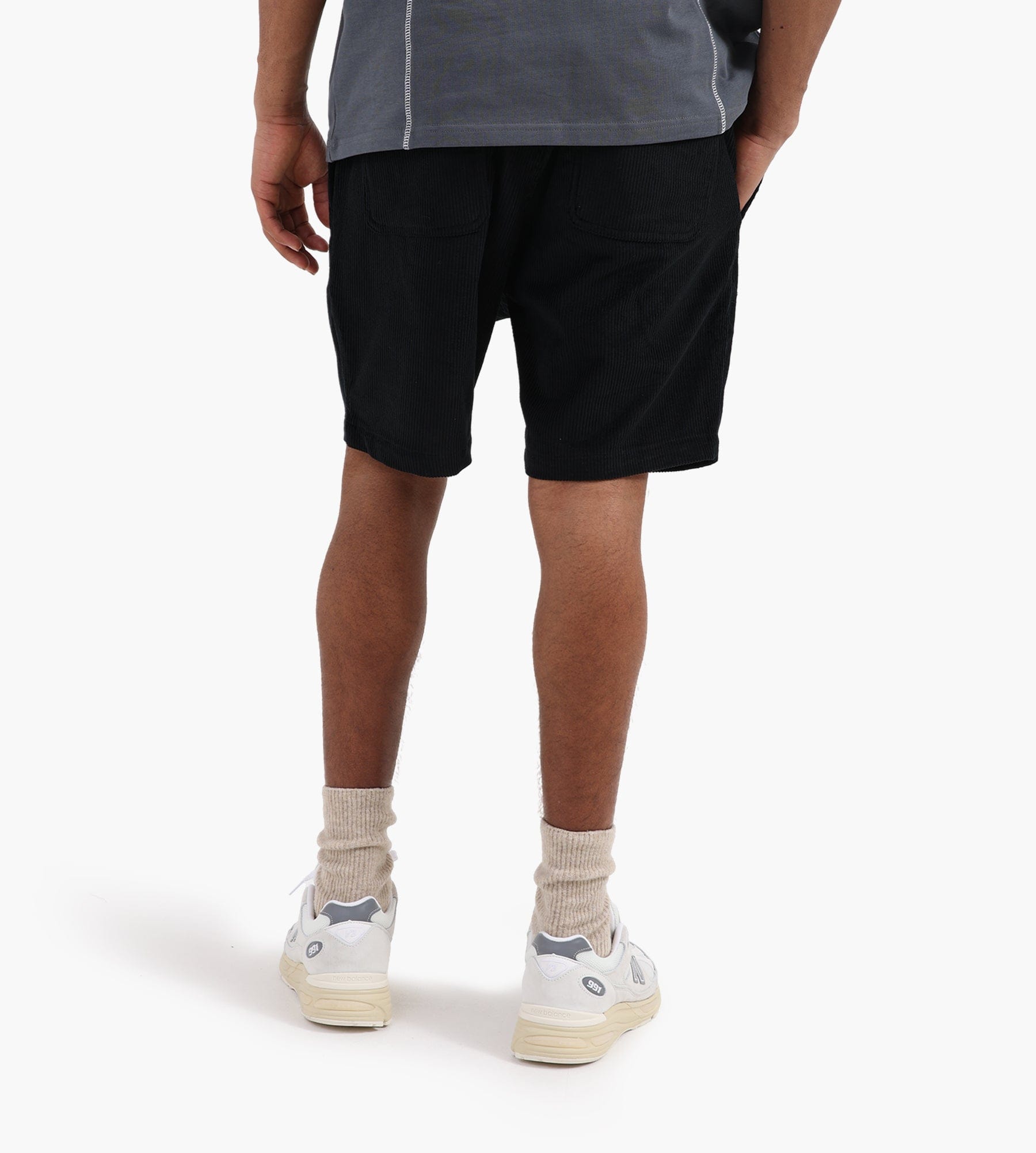 Baskèts Cord Shorts Black