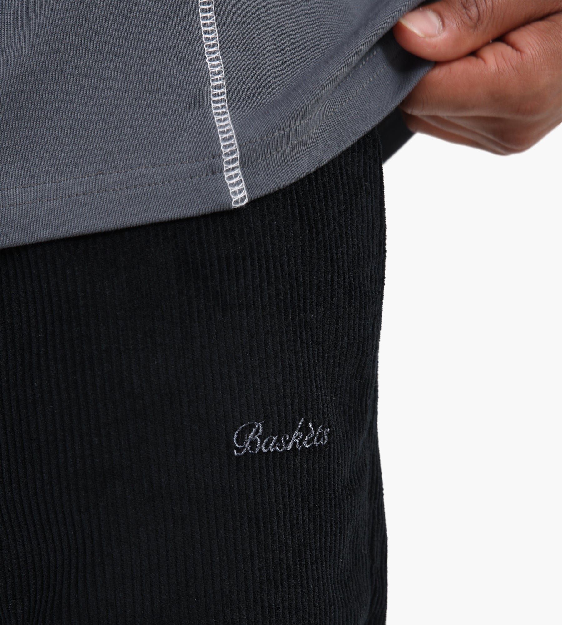 Baskèts Cord Shorts Black