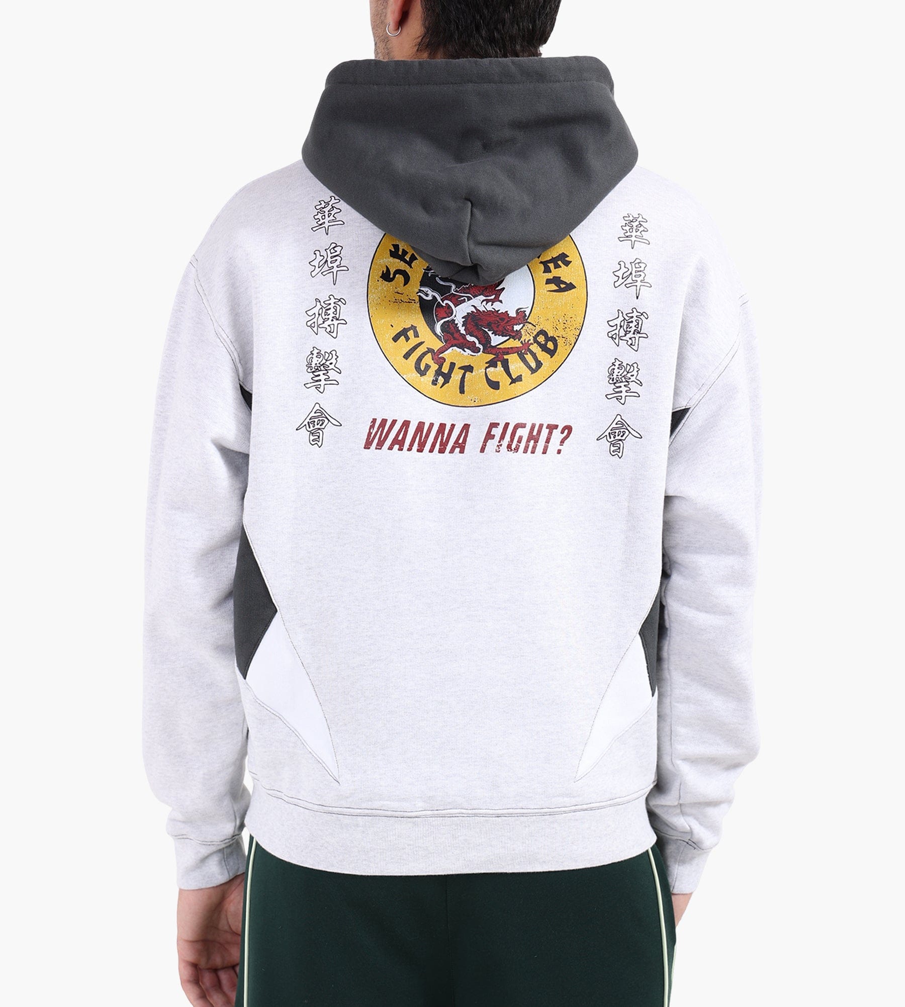Service Area Fight Club Crewneck Heather Grey