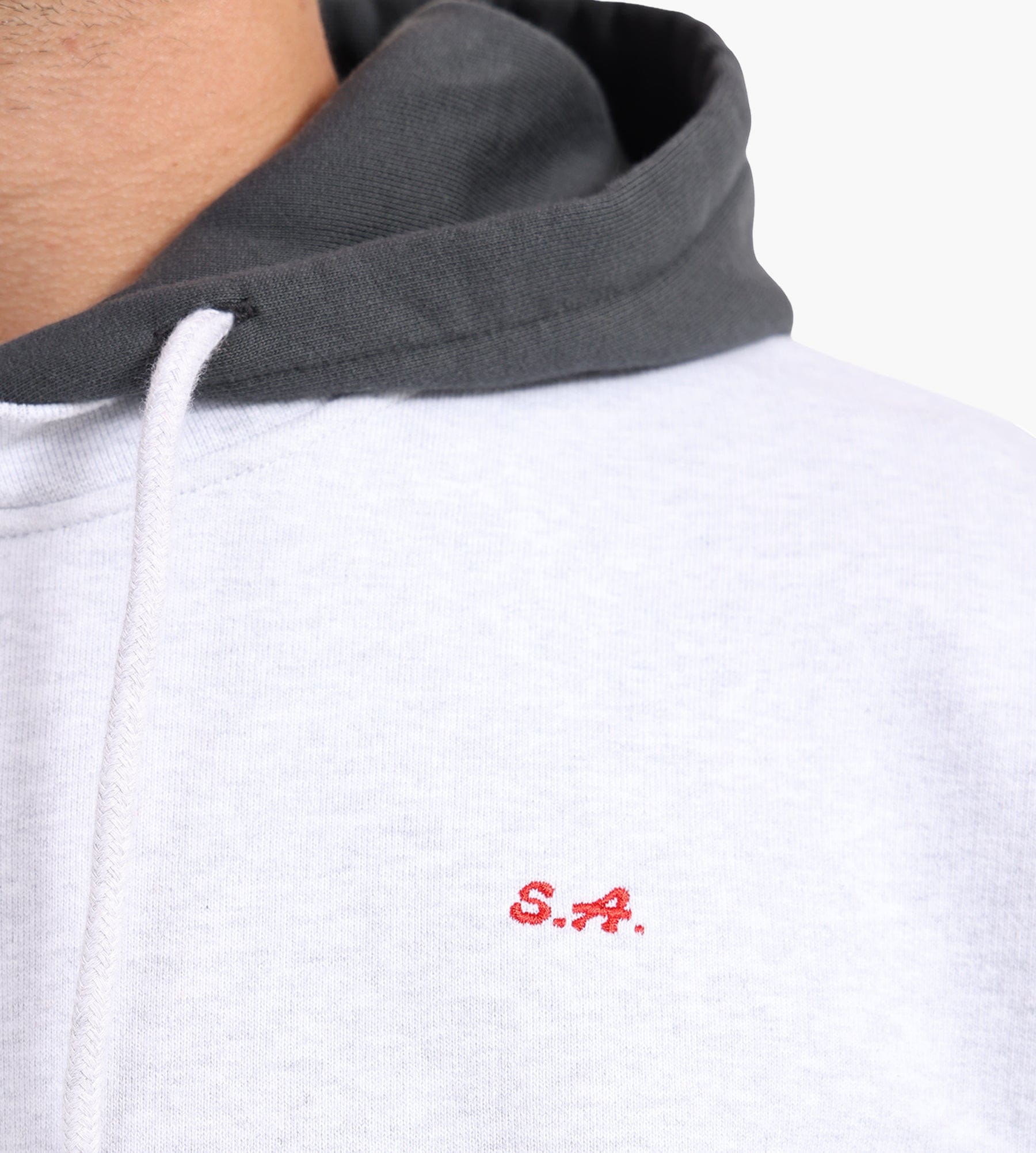 Service Area Fight Club Crewneck Heather Grey