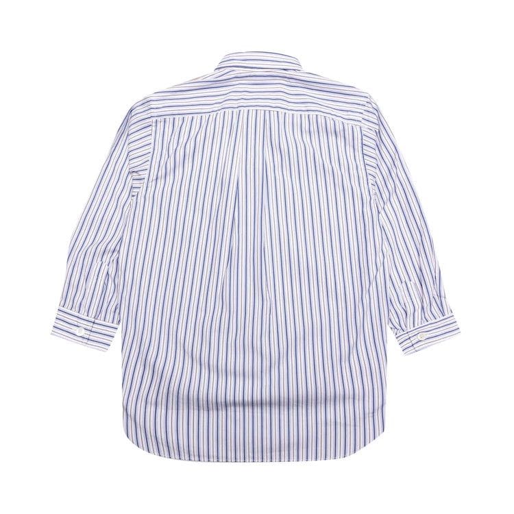 Comme des Garçons PLAY Striped Shirt White/Blue/Brown