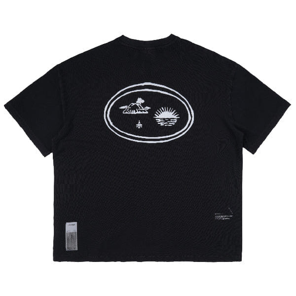 Arthefact Raung Graphique Gili T - Shirt - Black Pigment Dyed
