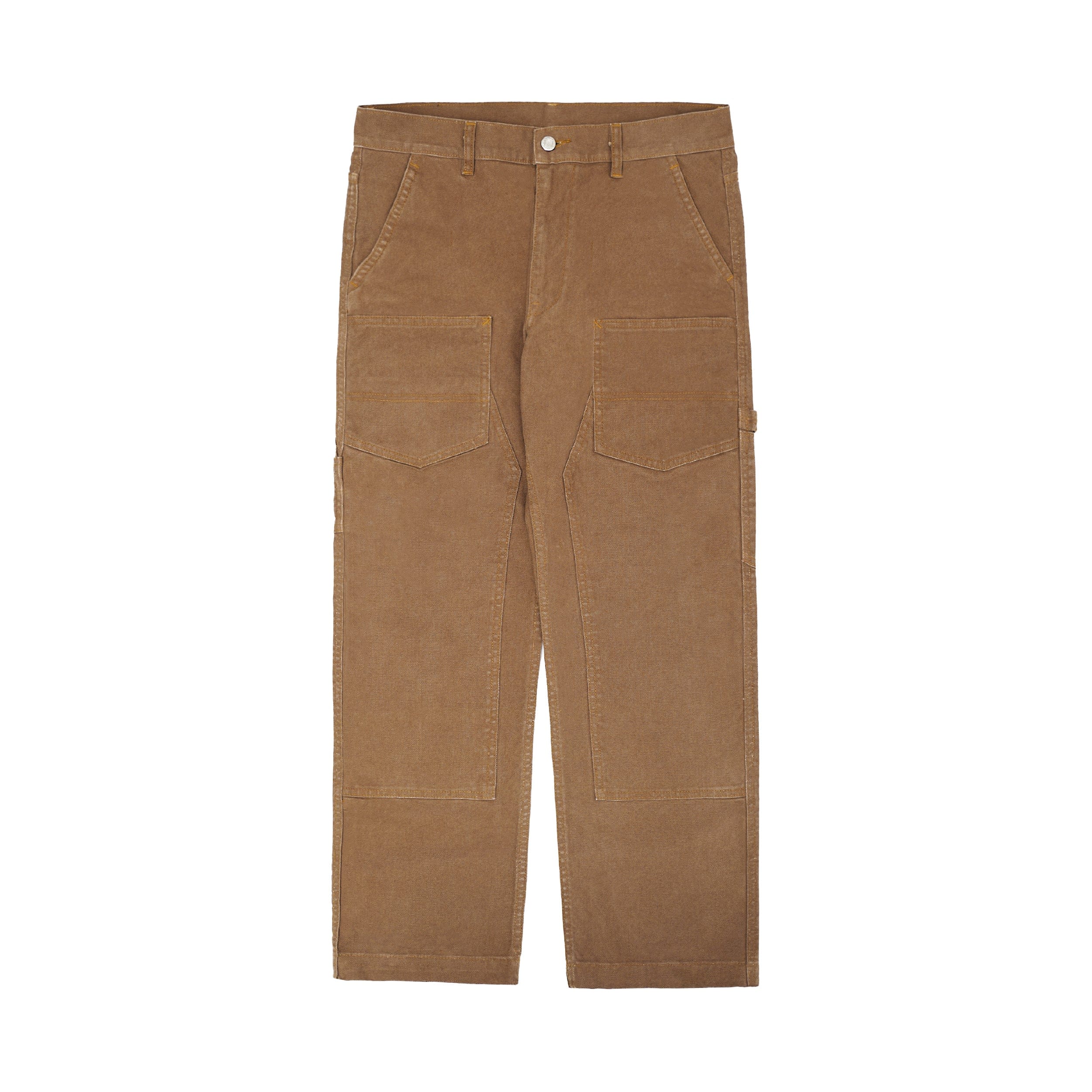 Pot Meets Pop Cacho Carpenter Pants Duck Canvas Dirty - Washed Brown