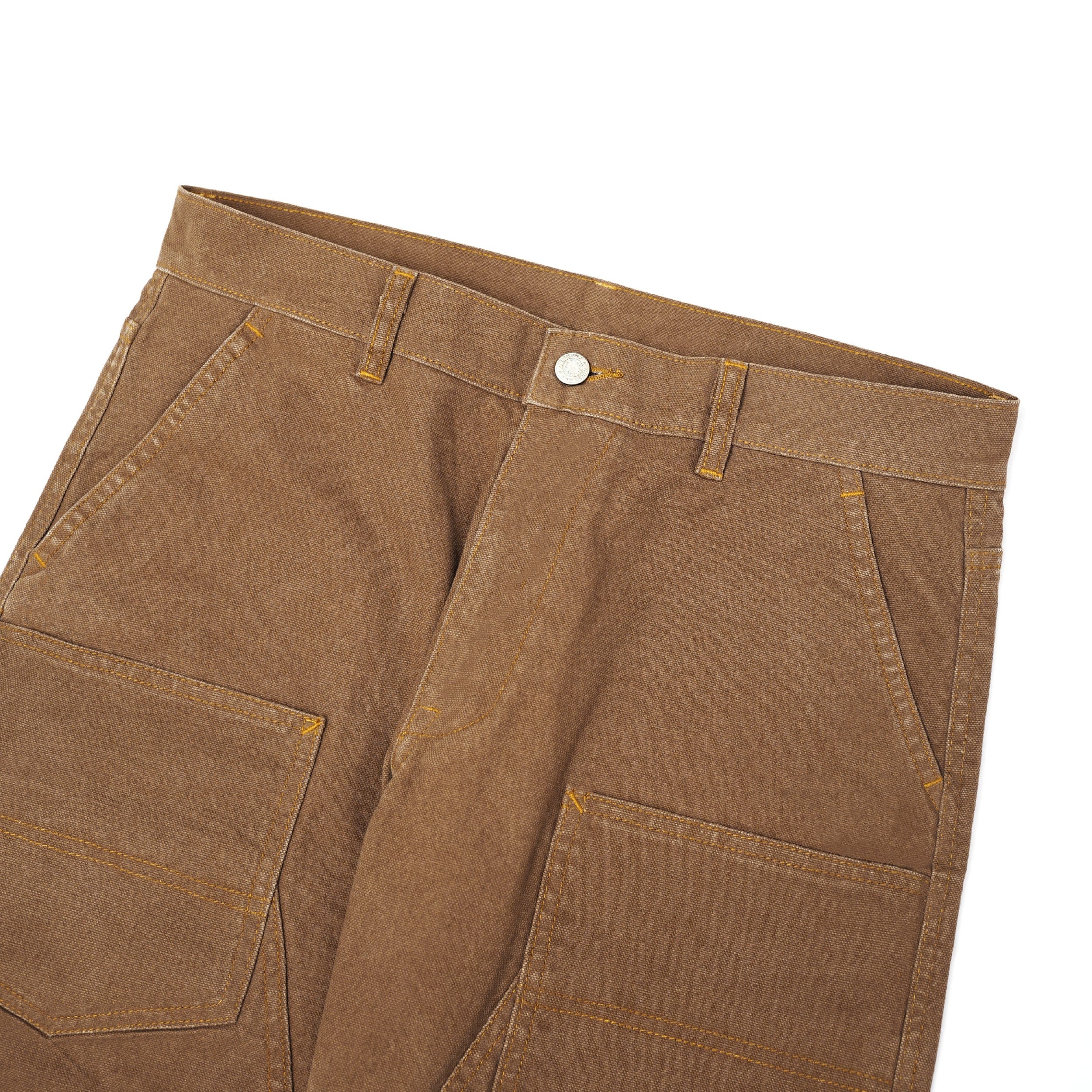 Pot Meets Pop Cacho Carpenter Pants Duck Canvas Dirty - Washed Brown