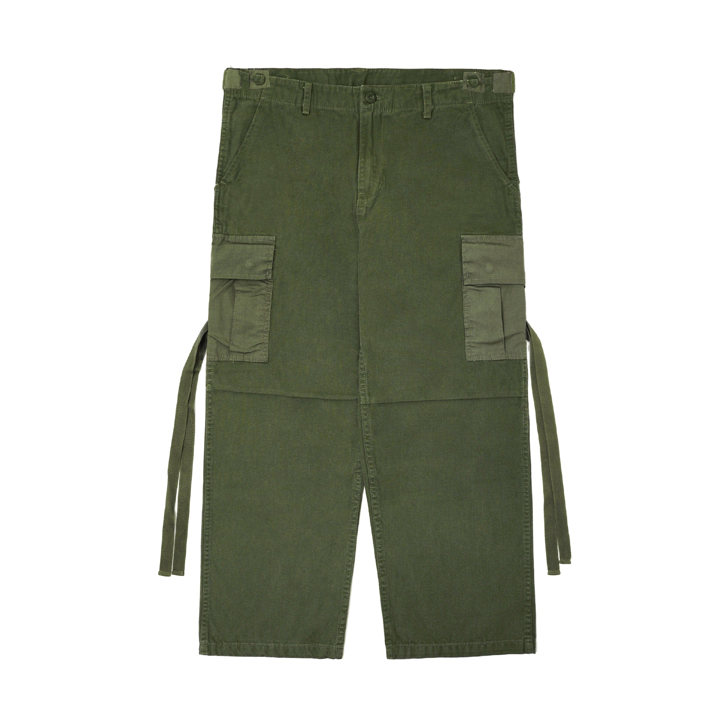 Pot Meets Pop Chronic Cargo Pants - Washed Olive