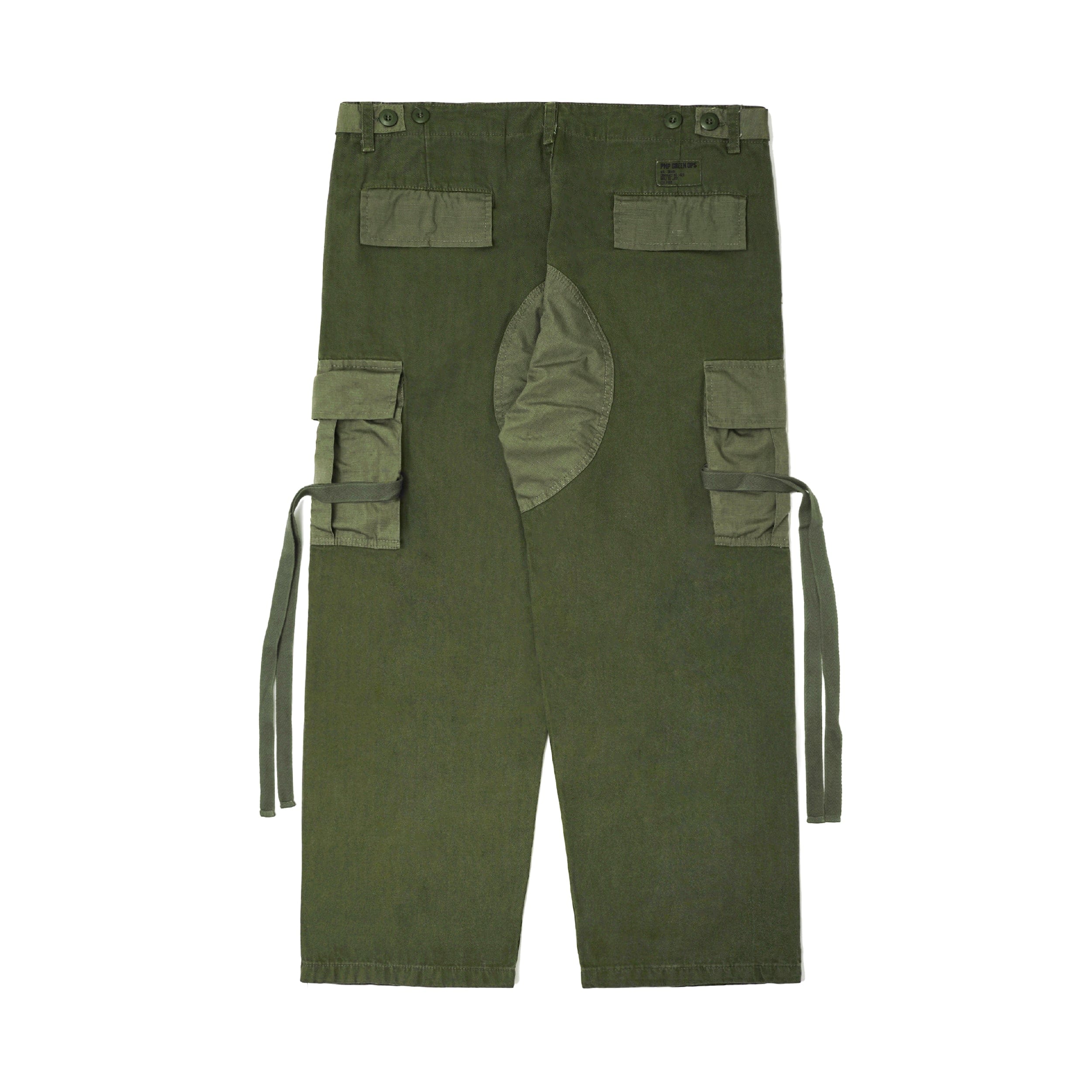 Pot Meets Pop Chronic Cargo Pants - Washed Olive
