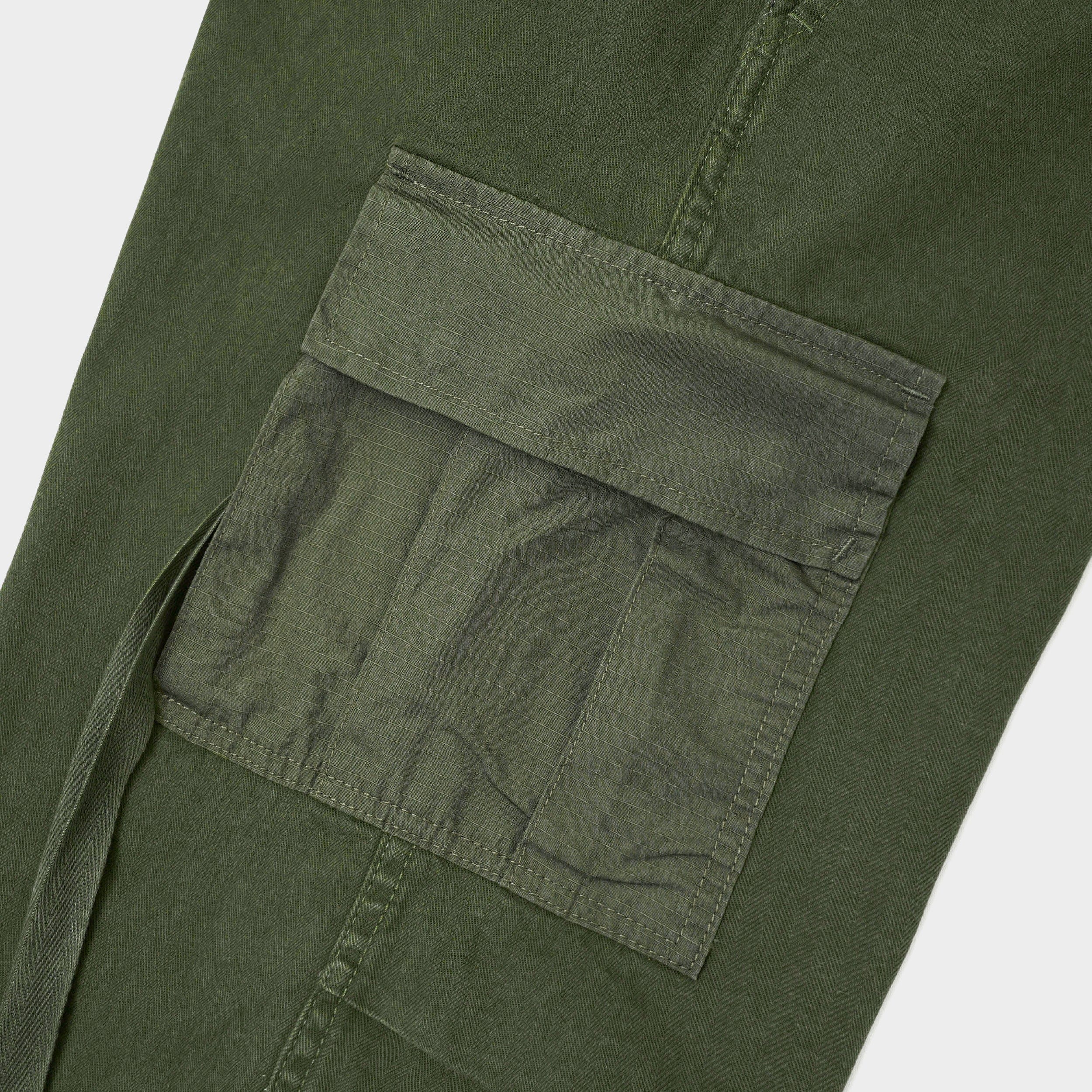 Pot Meets Pop Chronic Cargo Pants - Washed Olive