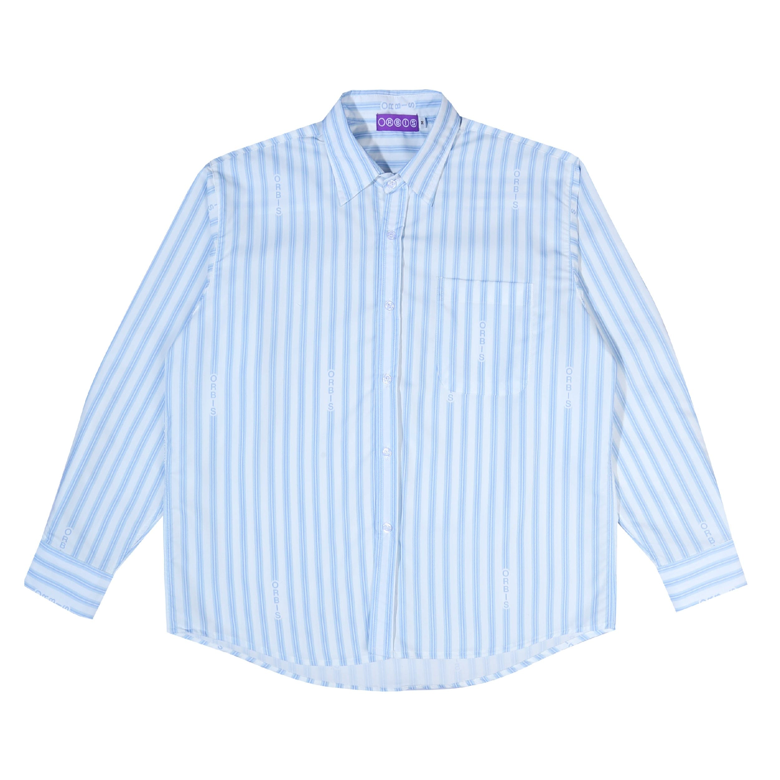 Logo Orbis Stripes Shirt Logo - Blue
