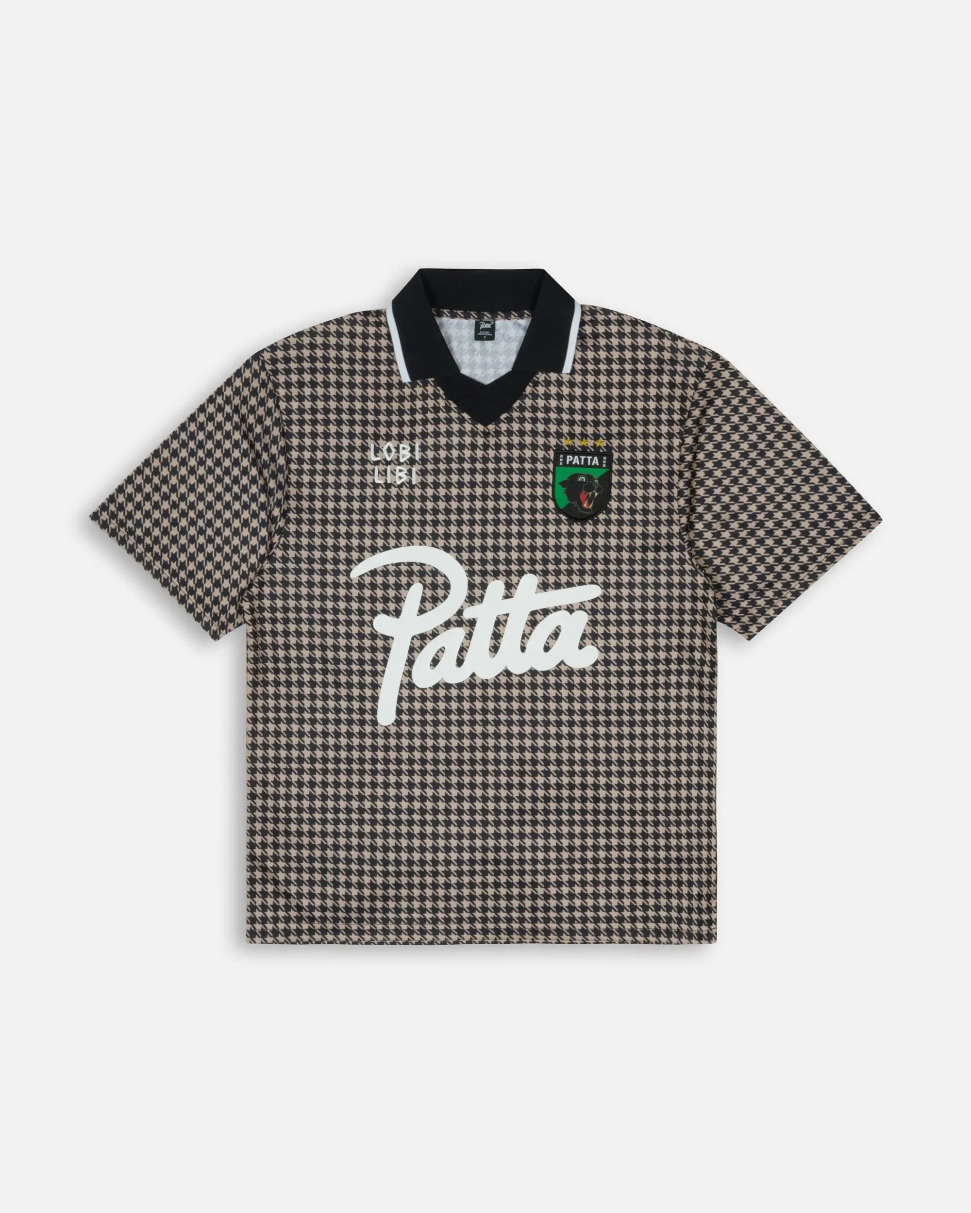 Football Patta Houndstooth Football Jersey (Irish Cream)