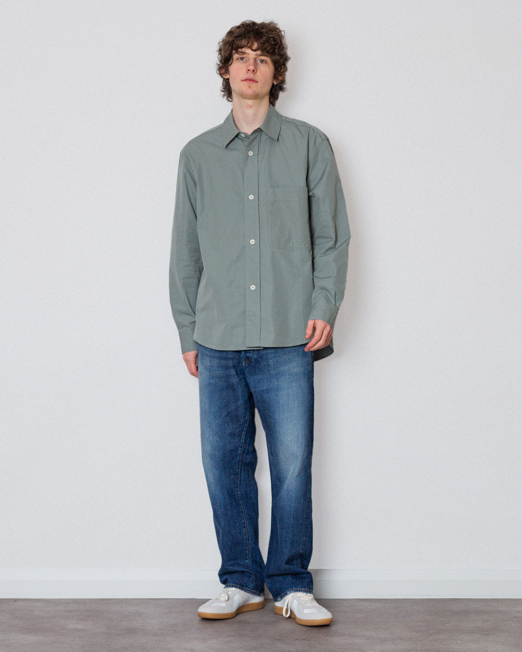 MHL by Margaret Howell Basic Shirt - Fog