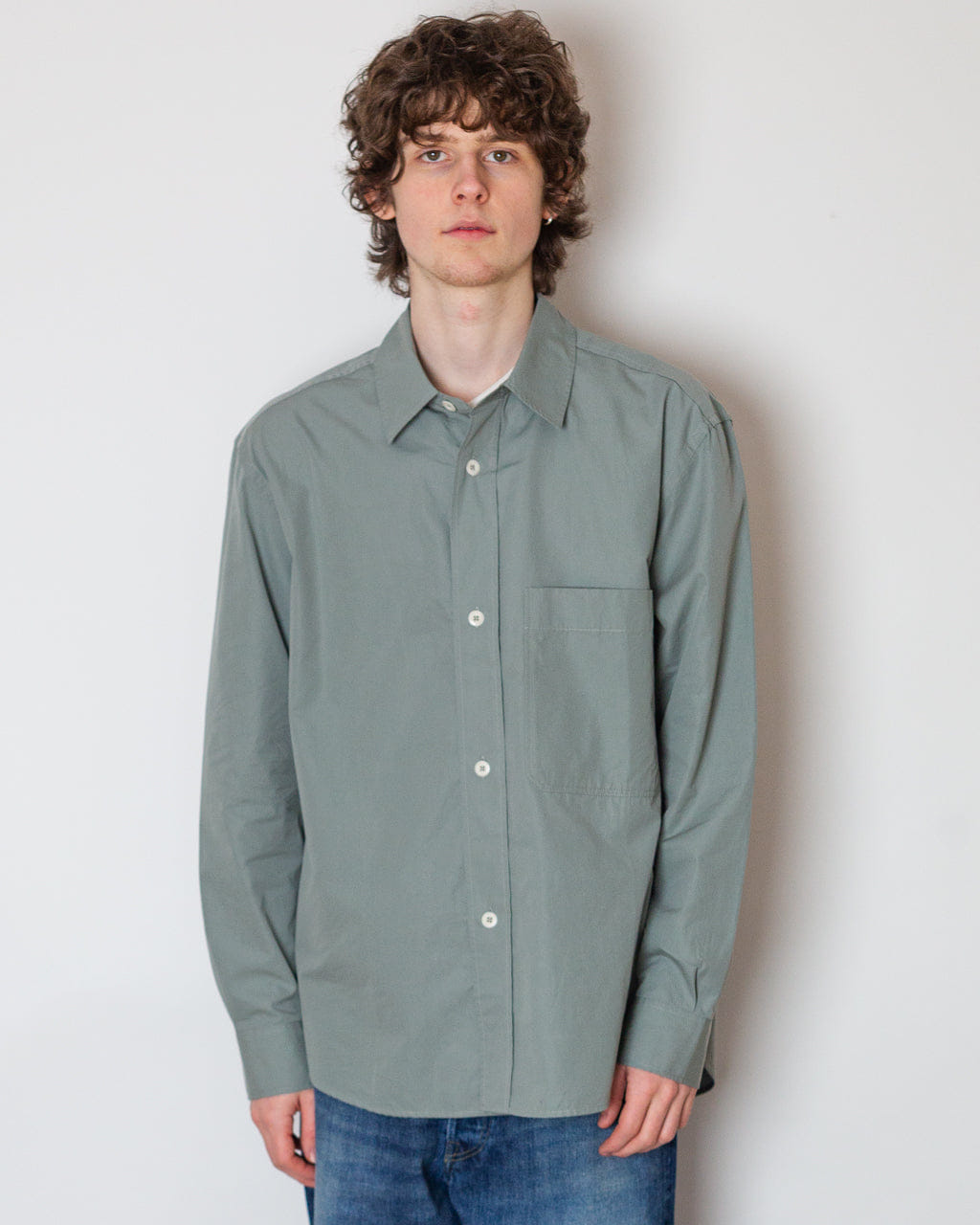 MHL by Margaret Howell Basic Shirt - Fog