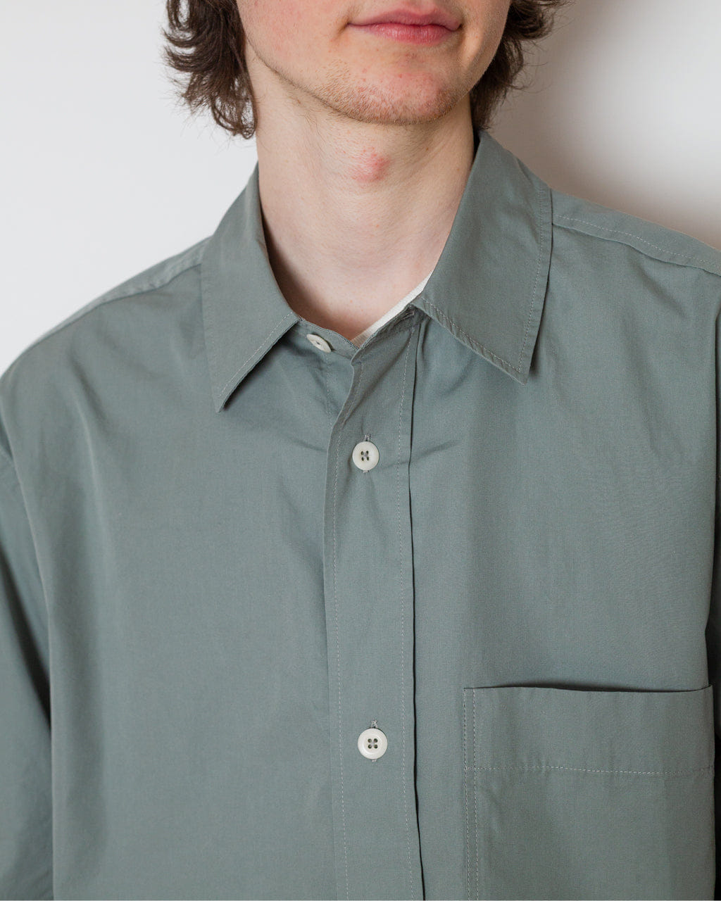 MHL by Margaret Howell Basic Shirt - Fog