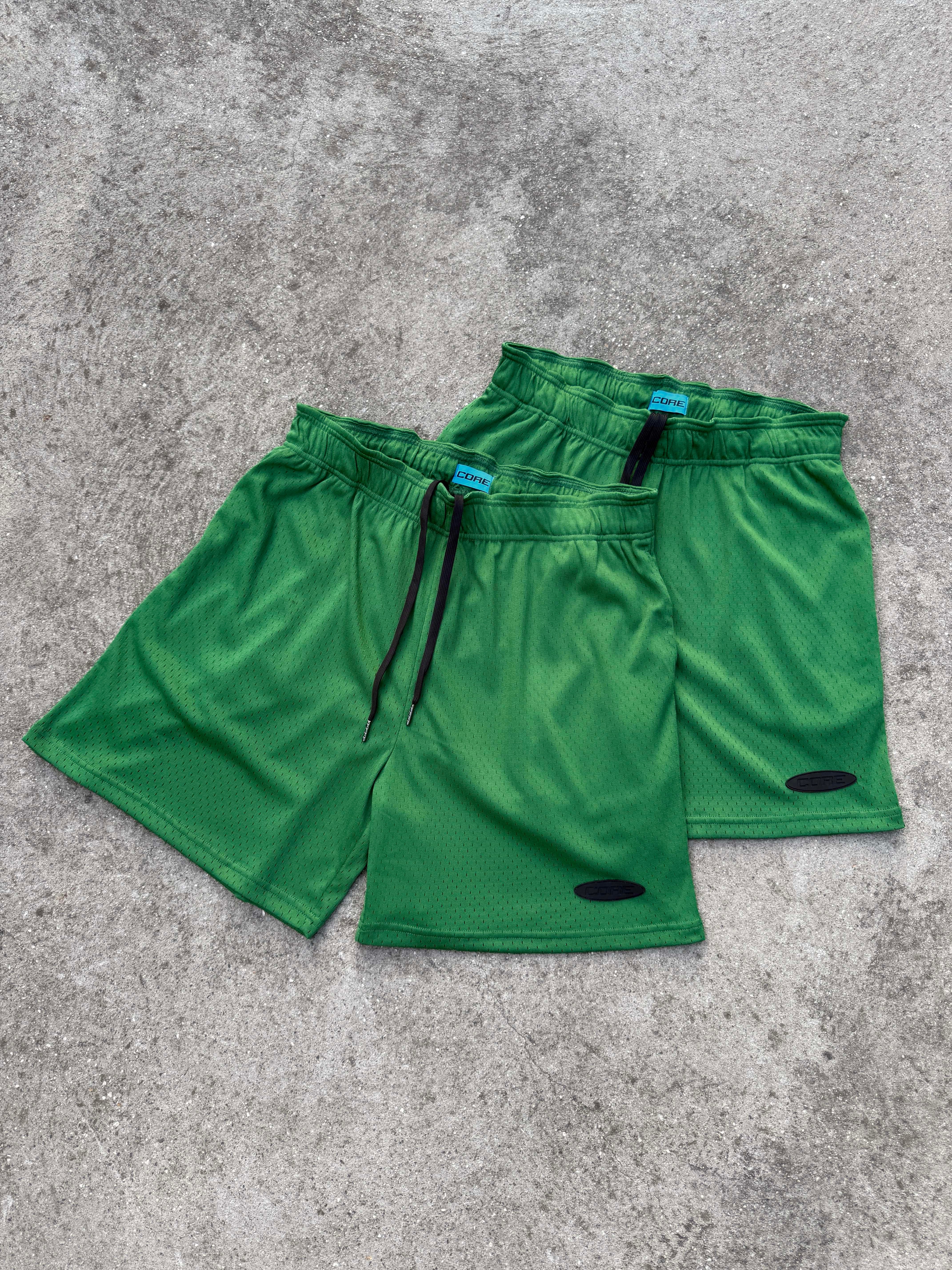 Prior Archives CORE Essentials Mesh Shorts Green