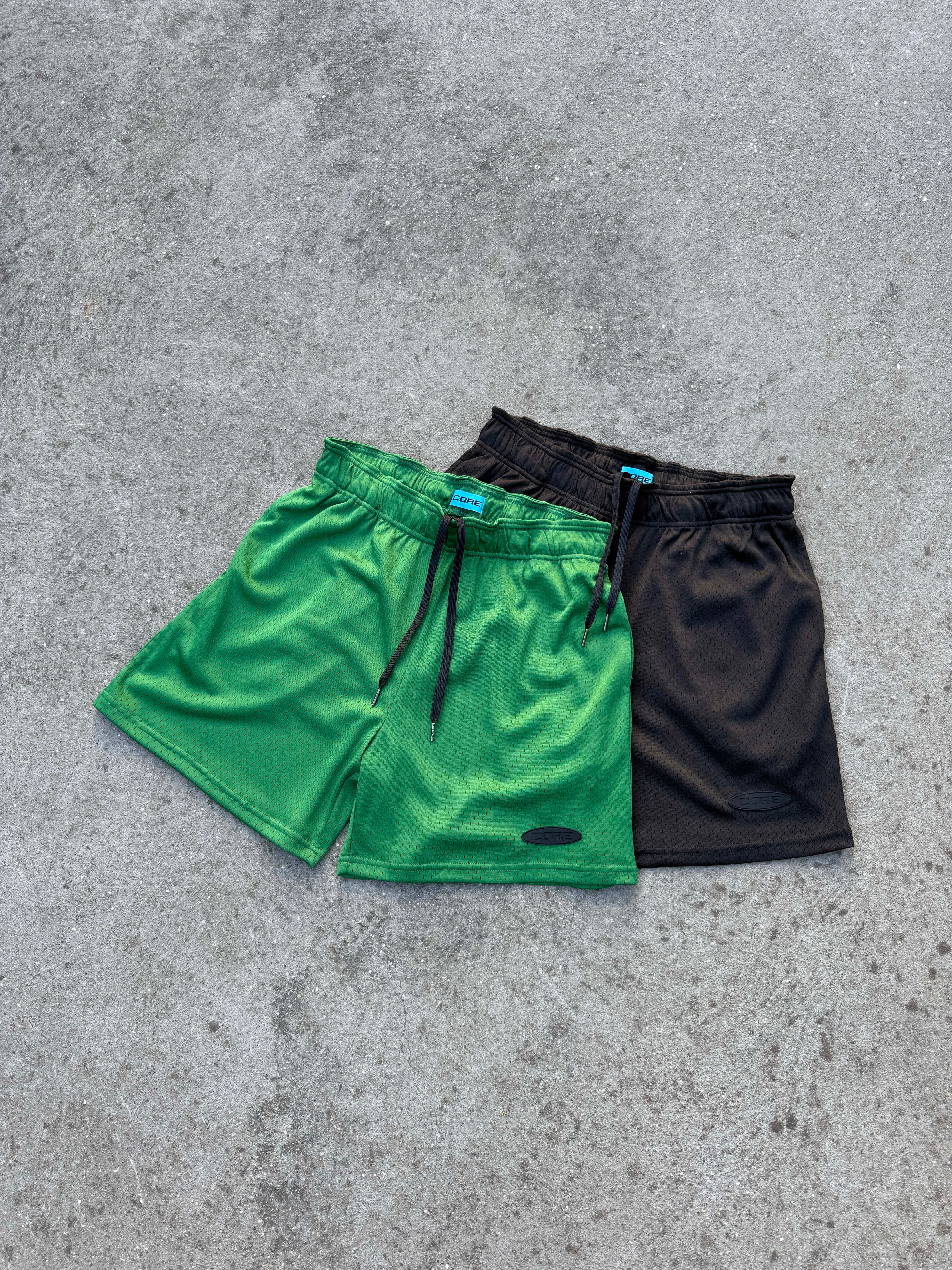 Prior Archives CORE Essentials Mesh Shorts Green