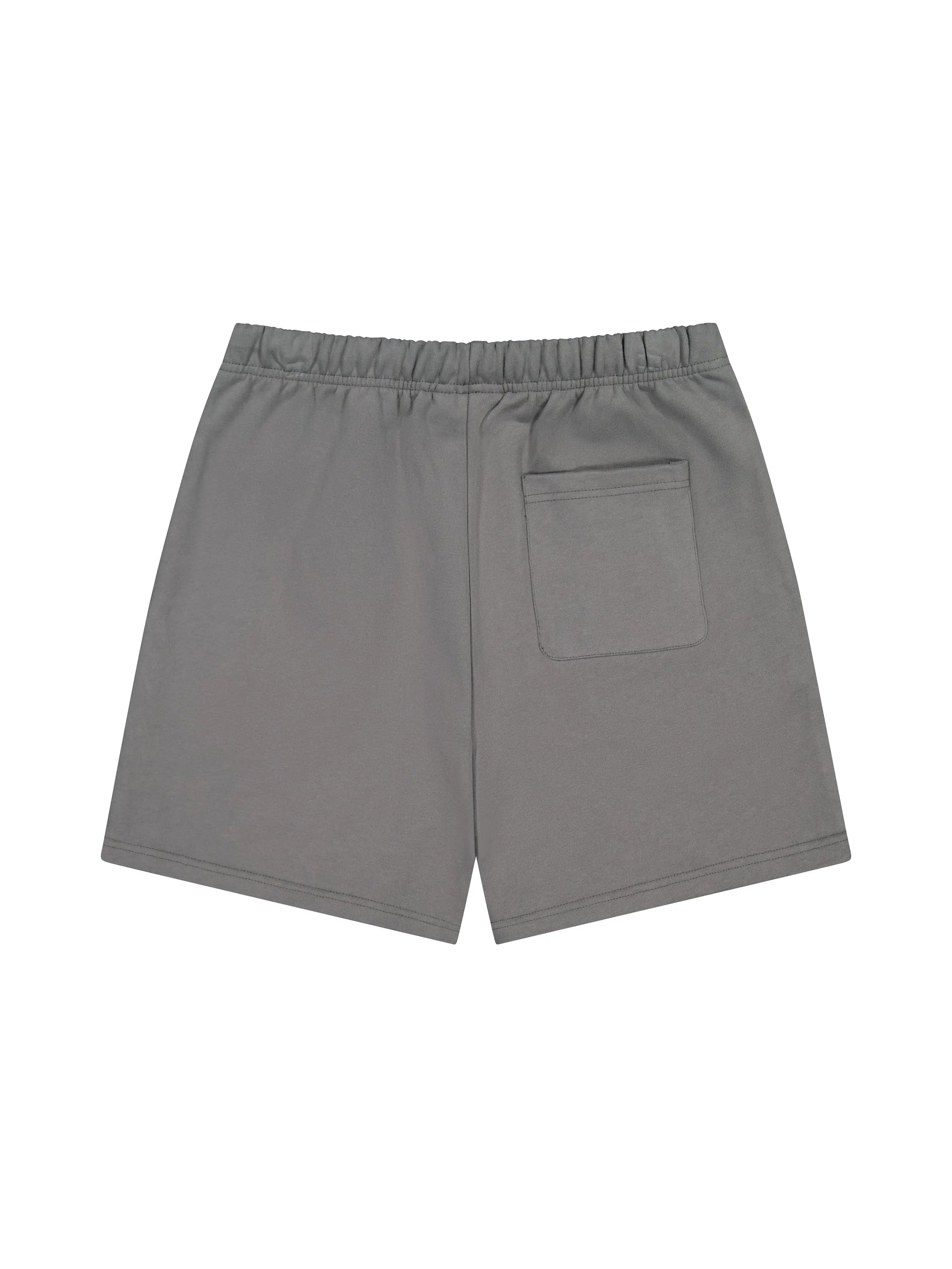 Prior Archives Prior Embroidery Logo Fitted Sweatshorts Slate