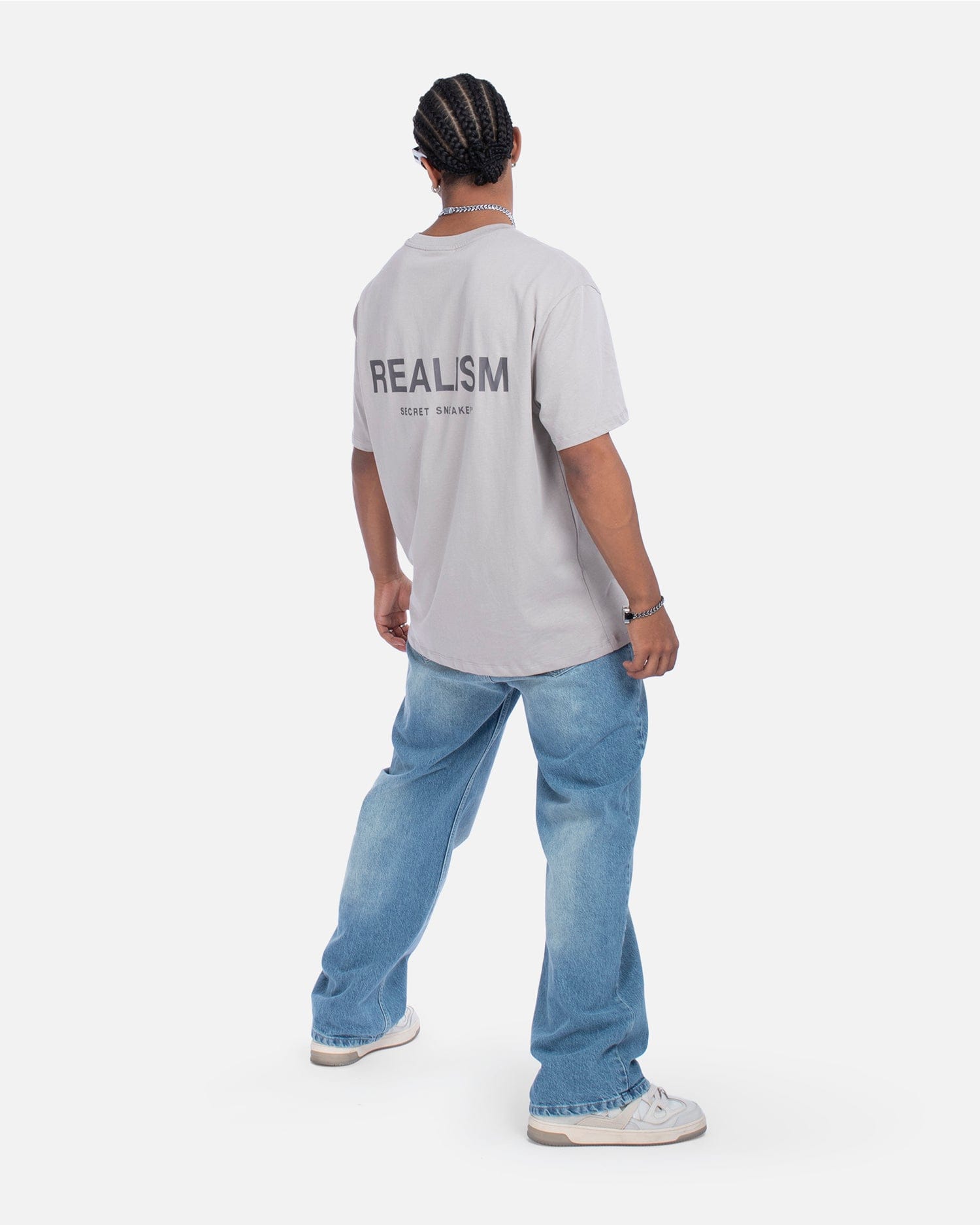 Realism SSS REALISM BACK LOGO T-Shirt V1 SMOKE