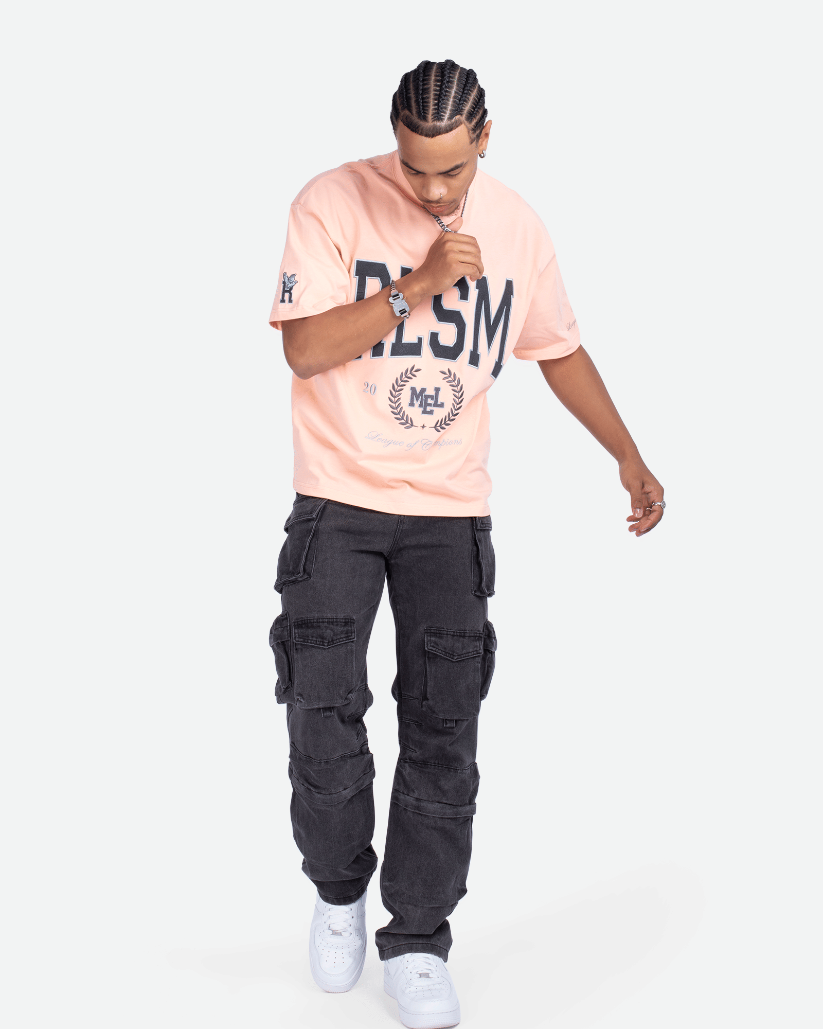 Realism SSS REALISM SUBMISSION LOGO T-Shirt CORAL