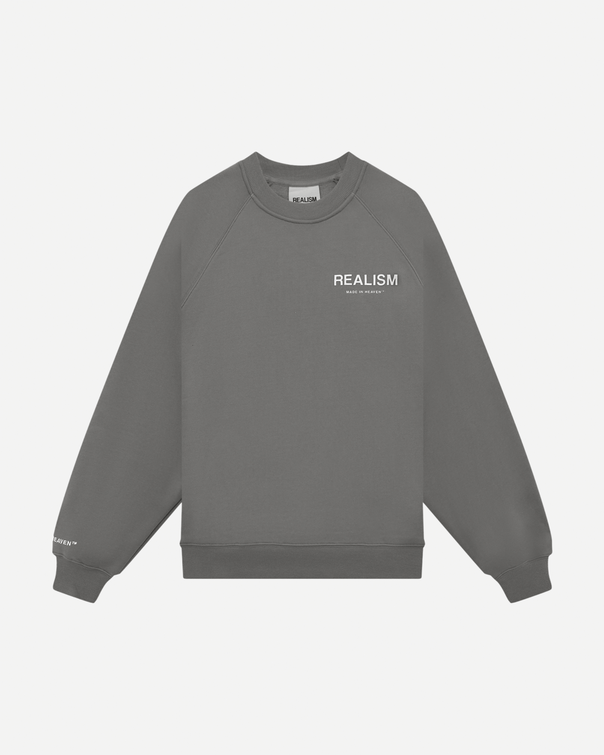 Realism SSS REALISM HEAVEN LOGO CREWNECK COOL GREY