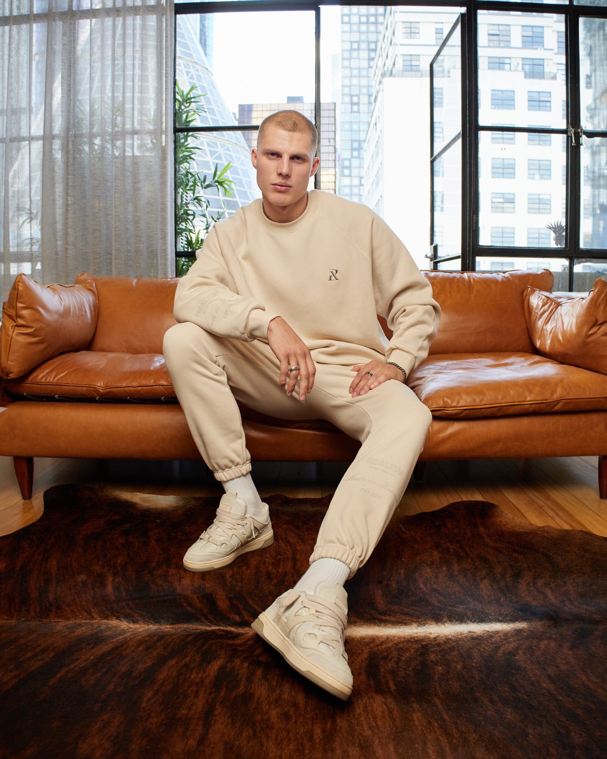 Realism SSS REALISM RADIANT CREWNECK IVORY