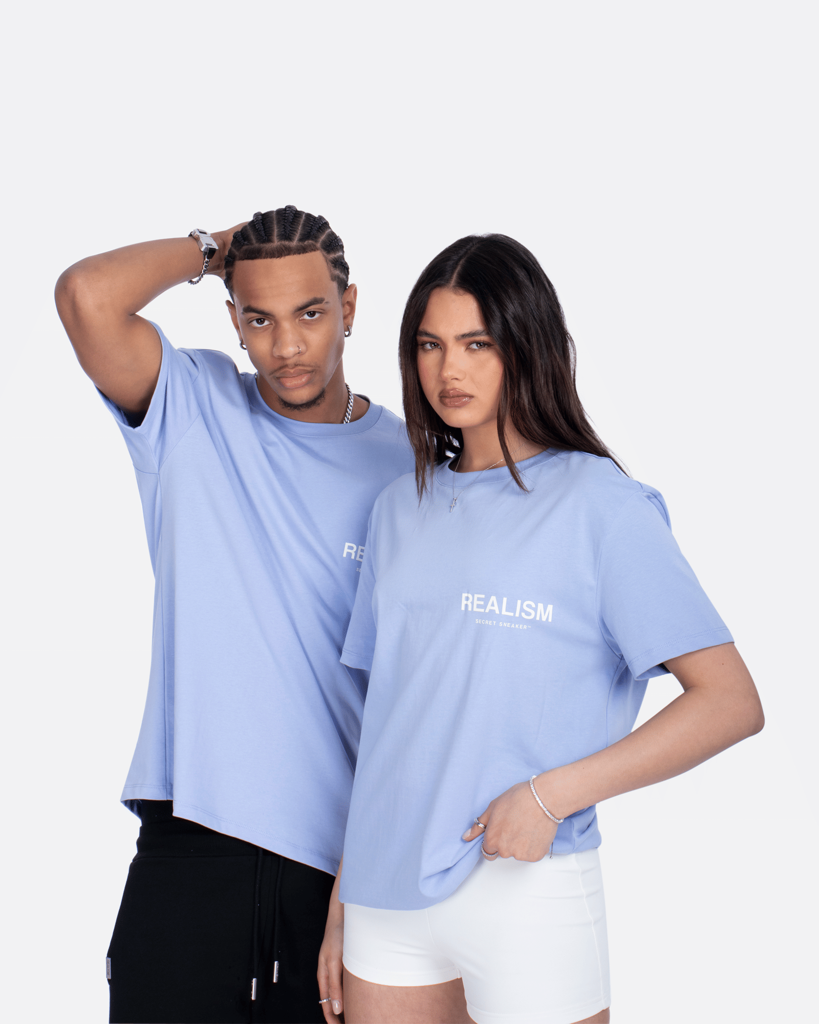 Realism SSS REALISM BACK LOGO T-Shirt SKY PURPLE
