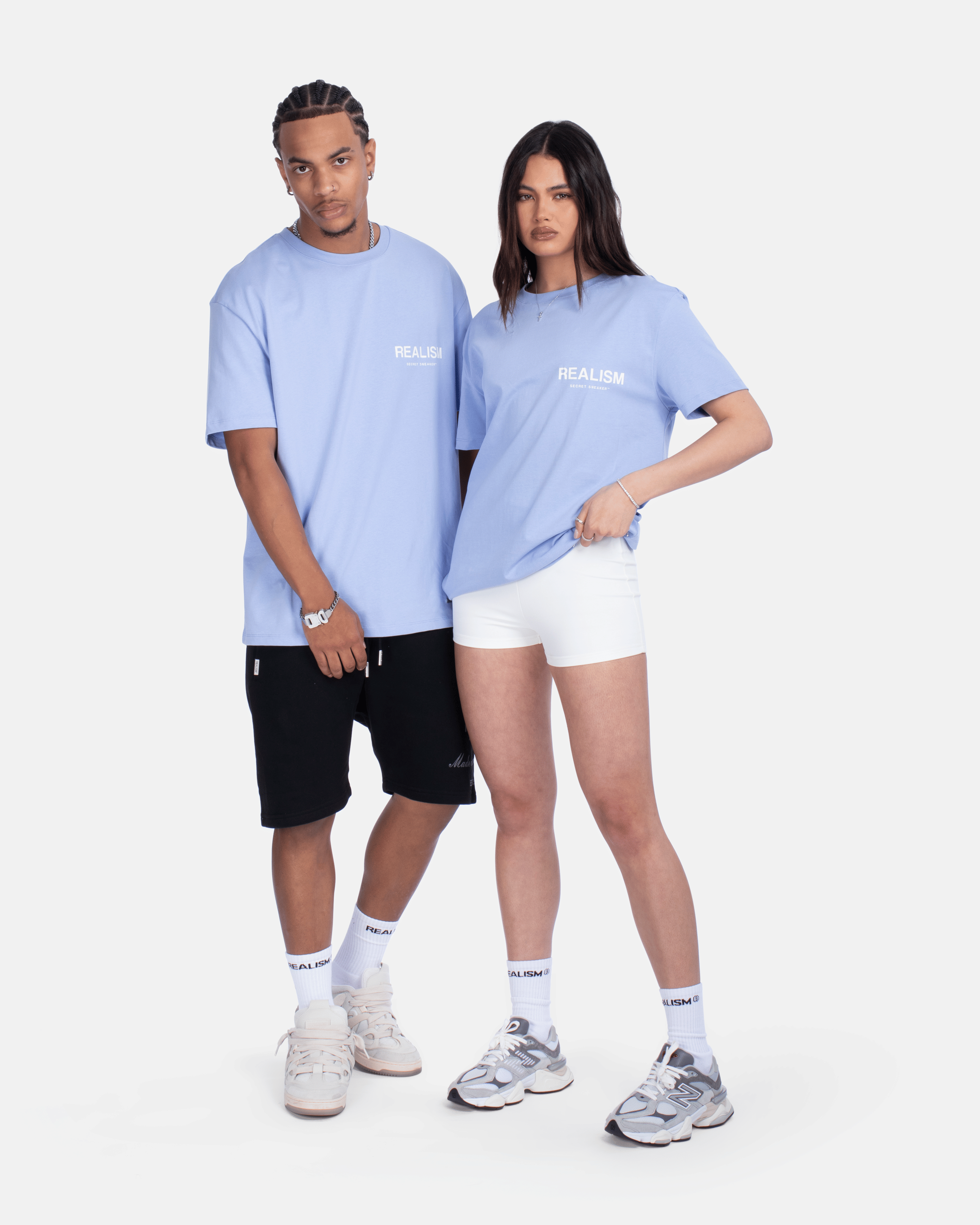 Realism SSS REALISM BACK LOGO T-Shirt SKY PURPLE