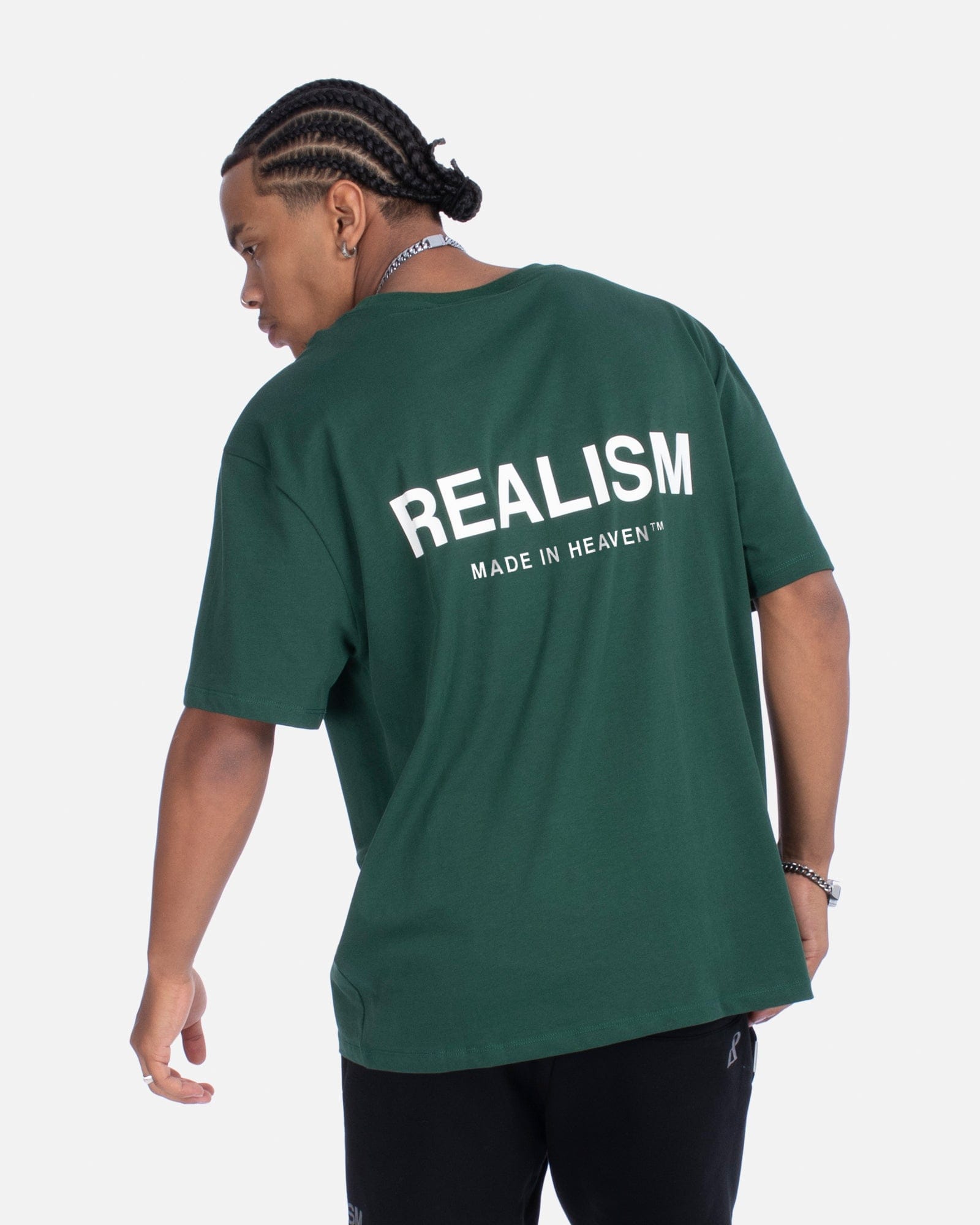 Realism SSS REALISM HEAVEN LOGO T-Shirt PINE GREEN