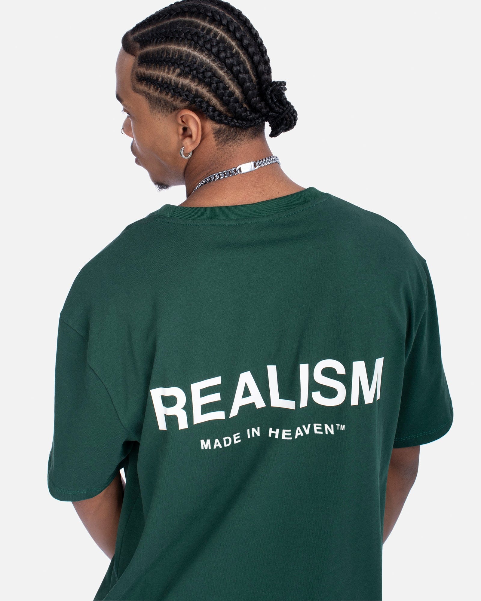 Realism SSS REALISM HEAVEN LOGO T-Shirt PINE GREEN