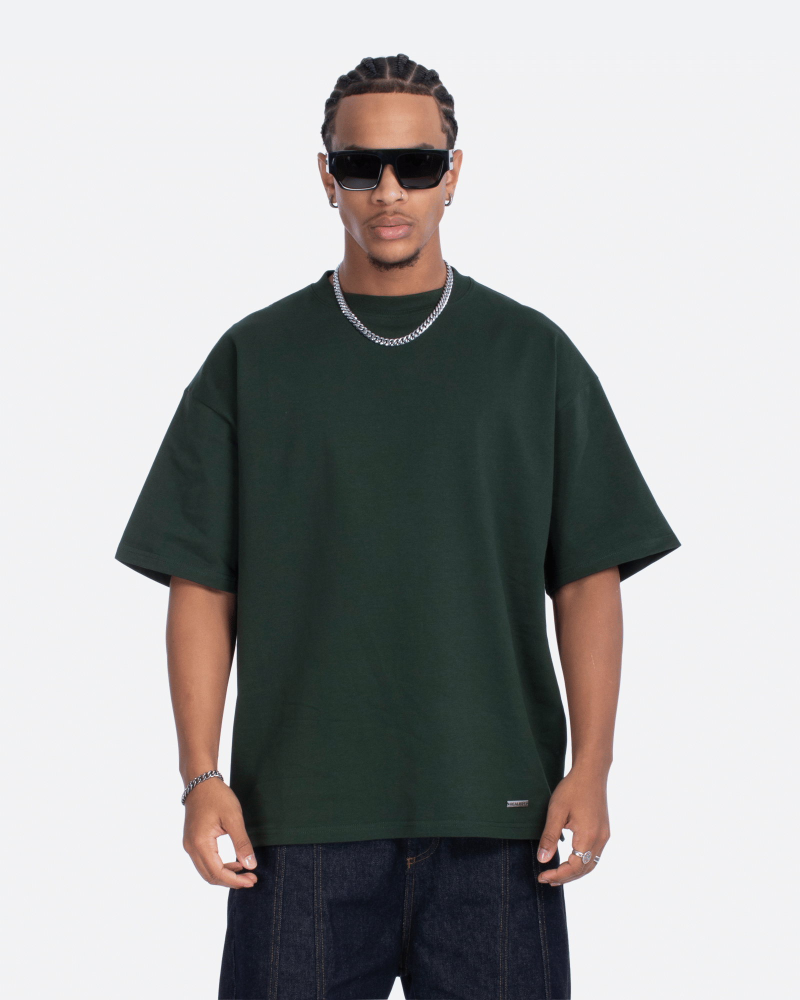 Realism SSS REALISM ELEMENT HEAVY WEIGHT T-Shirt GORGE GREEN