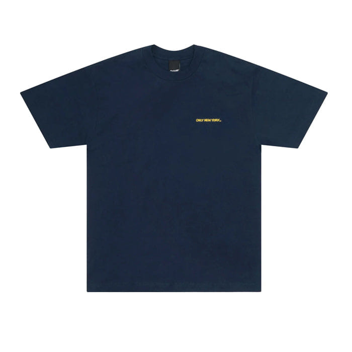 ONLY NY BIG APPLE SKYLINE T - SHIRT - NAVY