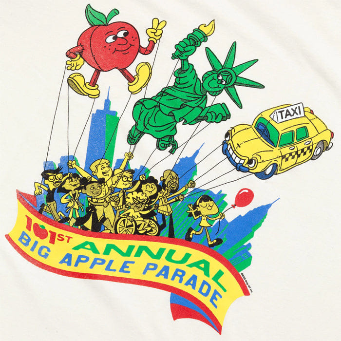 ONLY NY BIG APPLE PARADE T - SHIRT - NATURAL