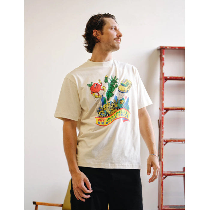 ONLY NY BIG APPLE PARADE T - SHIRT - NATURAL