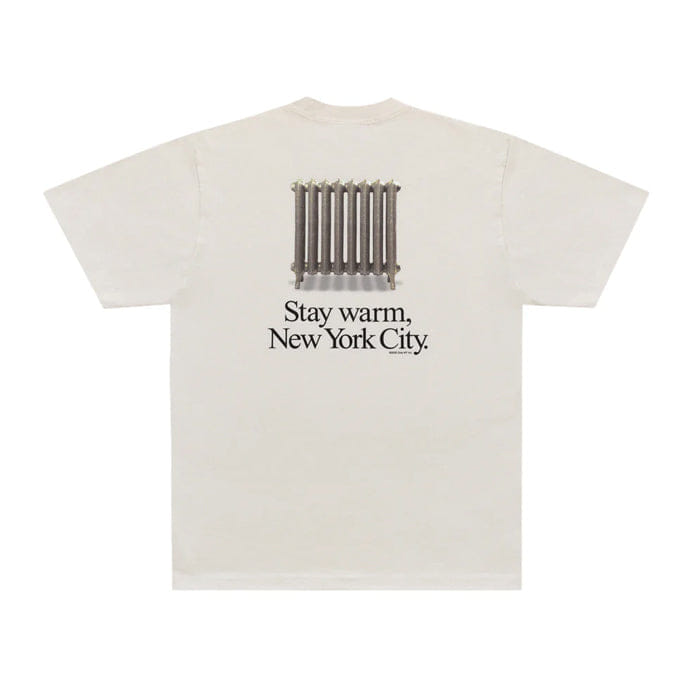 ONLY NY RADIATOR T - SHIRT - CEMENT