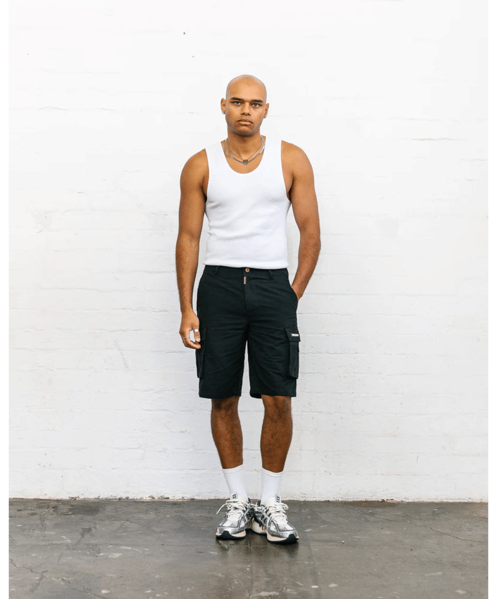 WNDRR Hijack Cargo Short (Black)