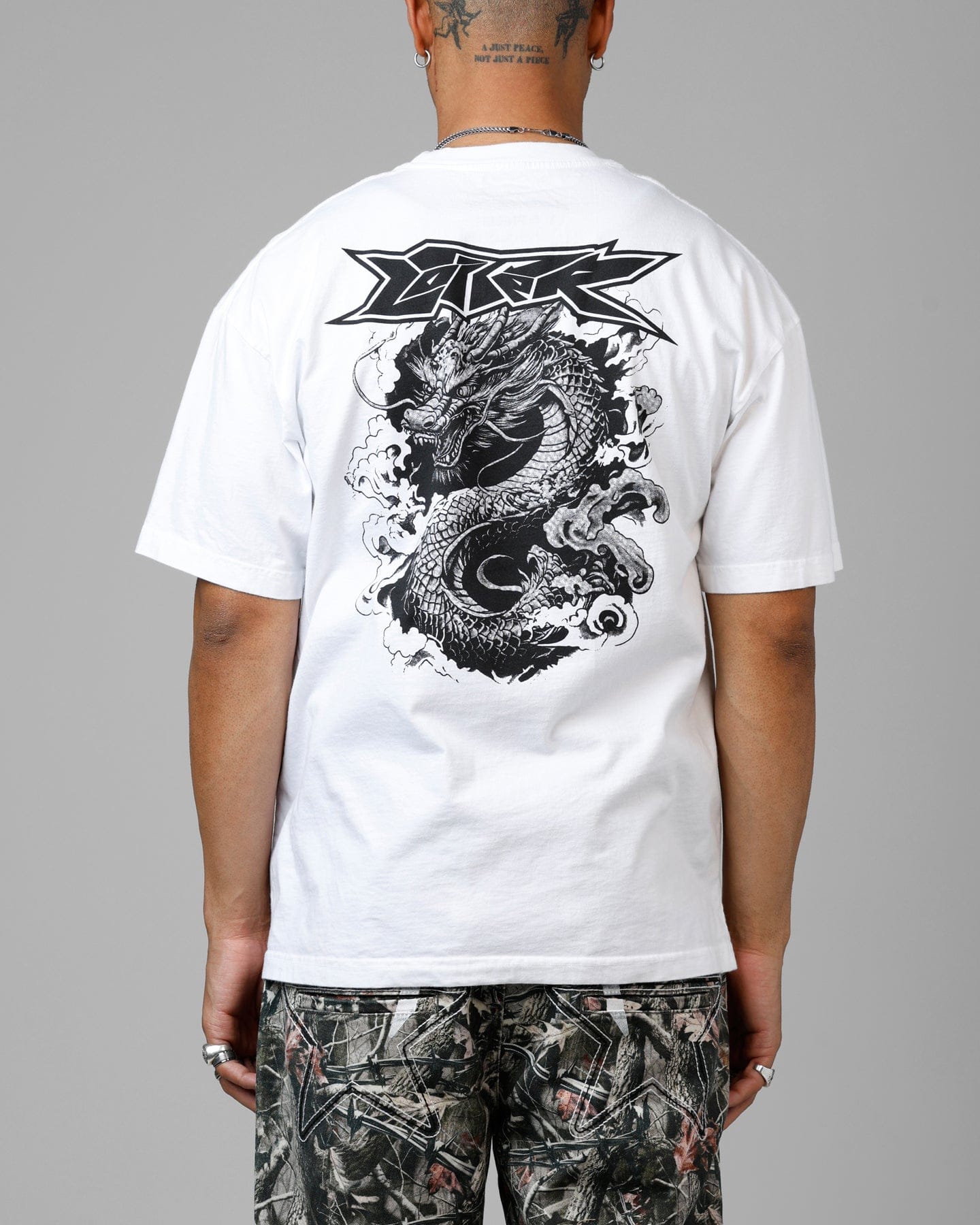 Loiter Draco Born Vintage T - Shirt White