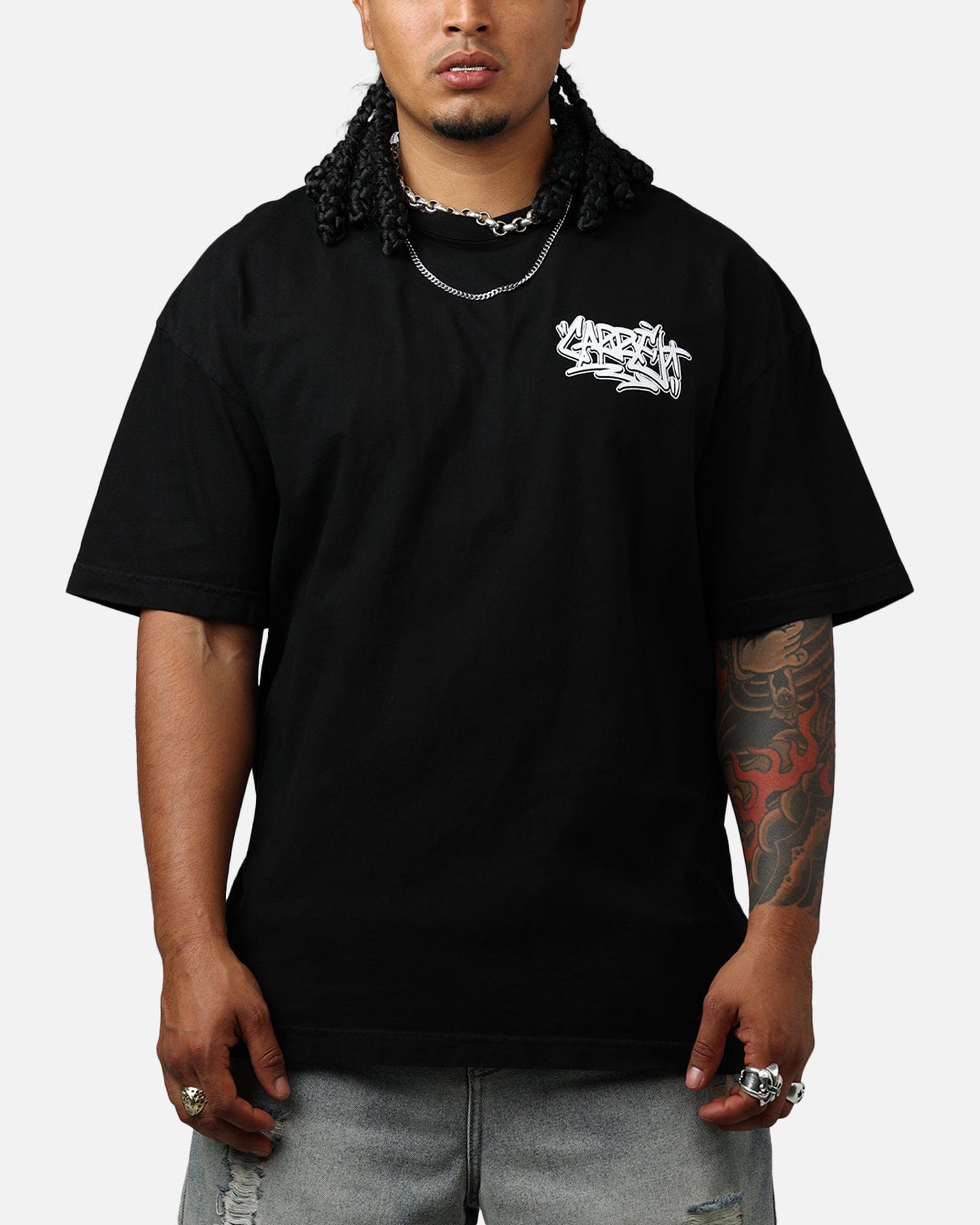 Carre Tagged T - Shirt Black