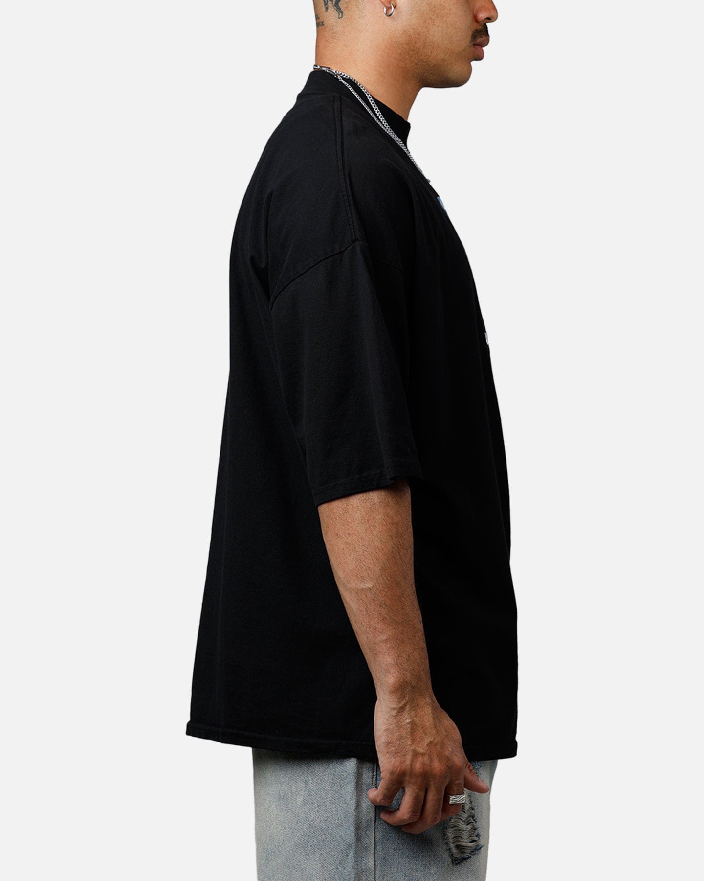 Carre Die Mock T - Shirt Black