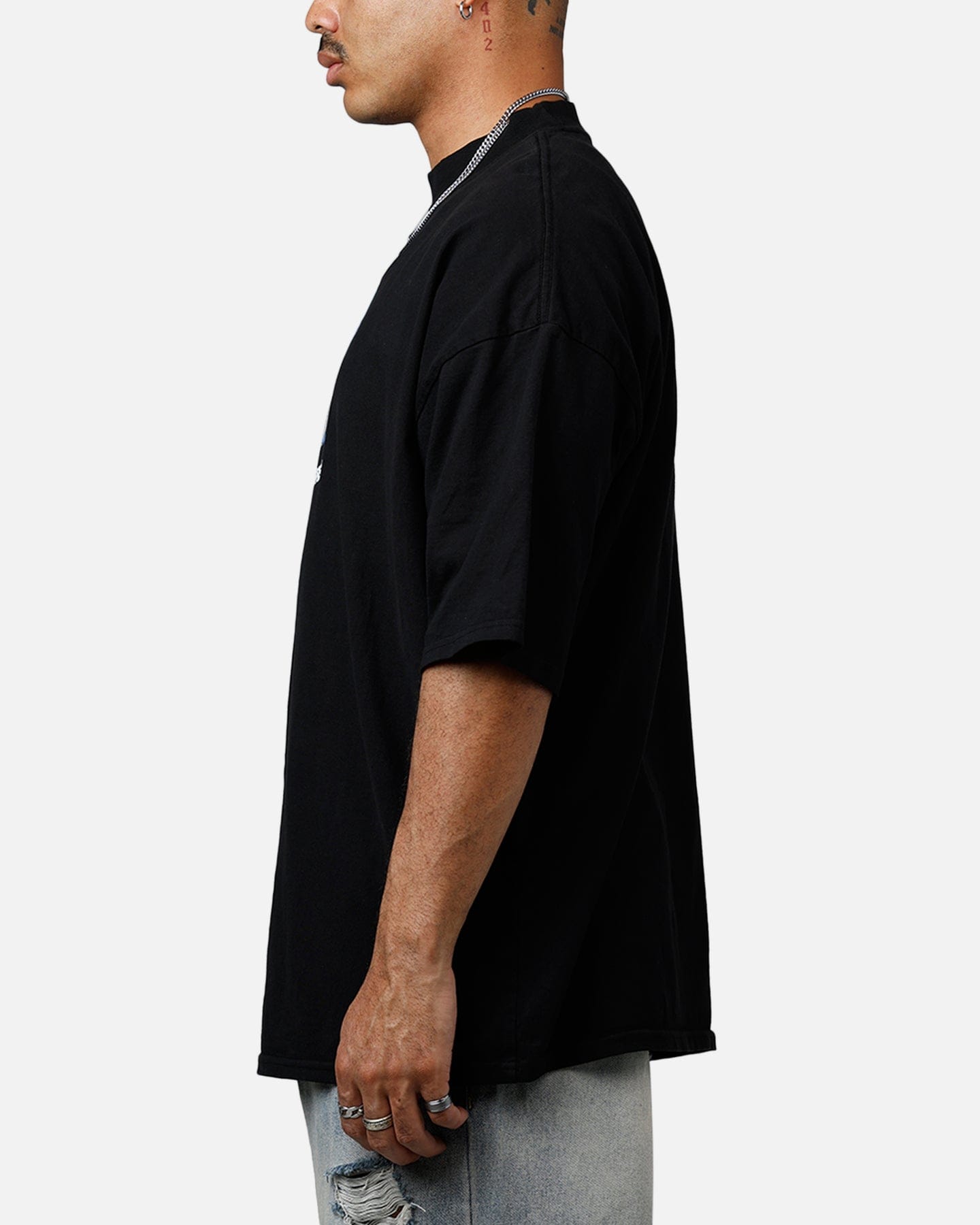 Carre Die Mock T - Shirt Black