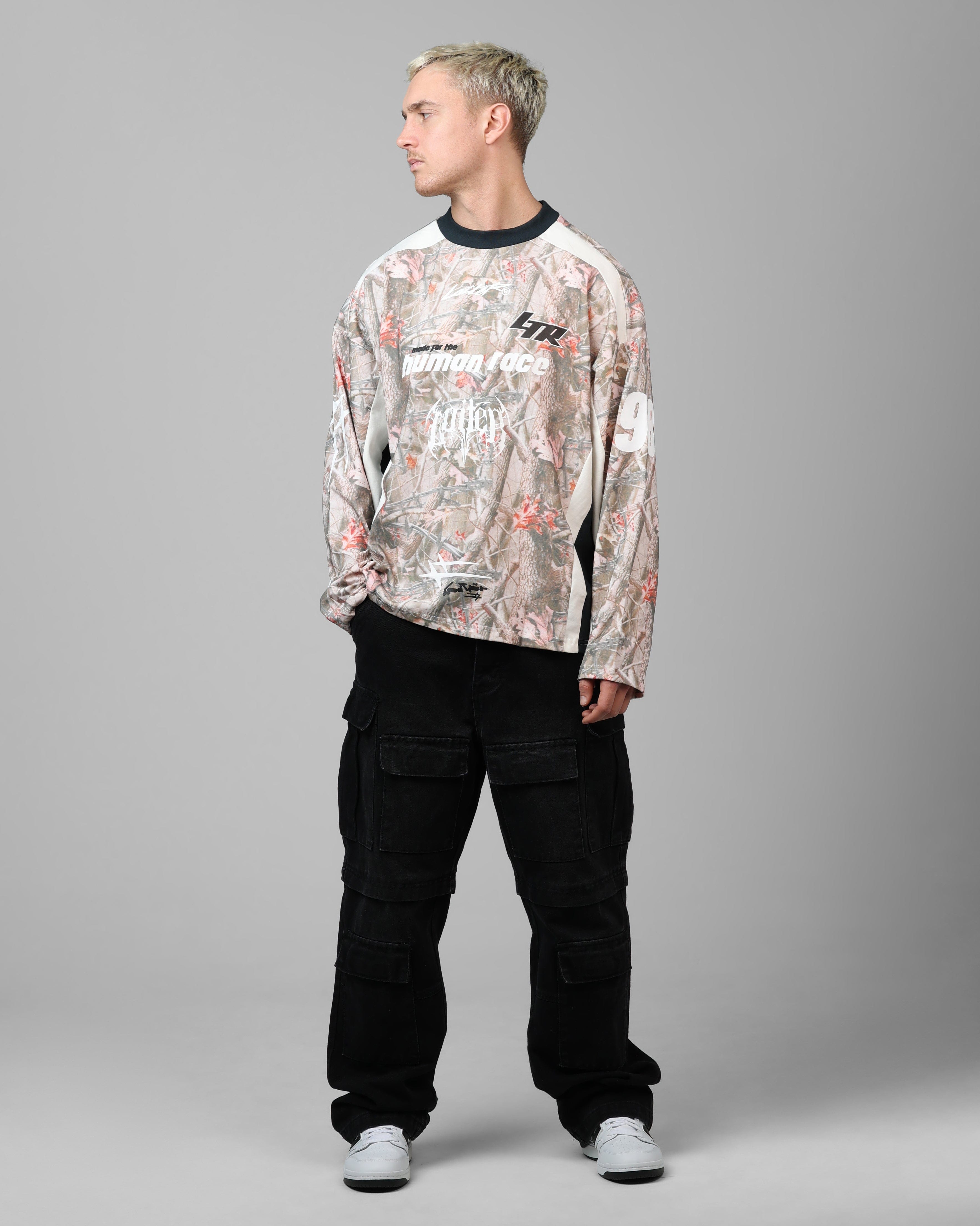 Loiter Night Crawler Long Sleeve T - Shirt Real Tree Camo