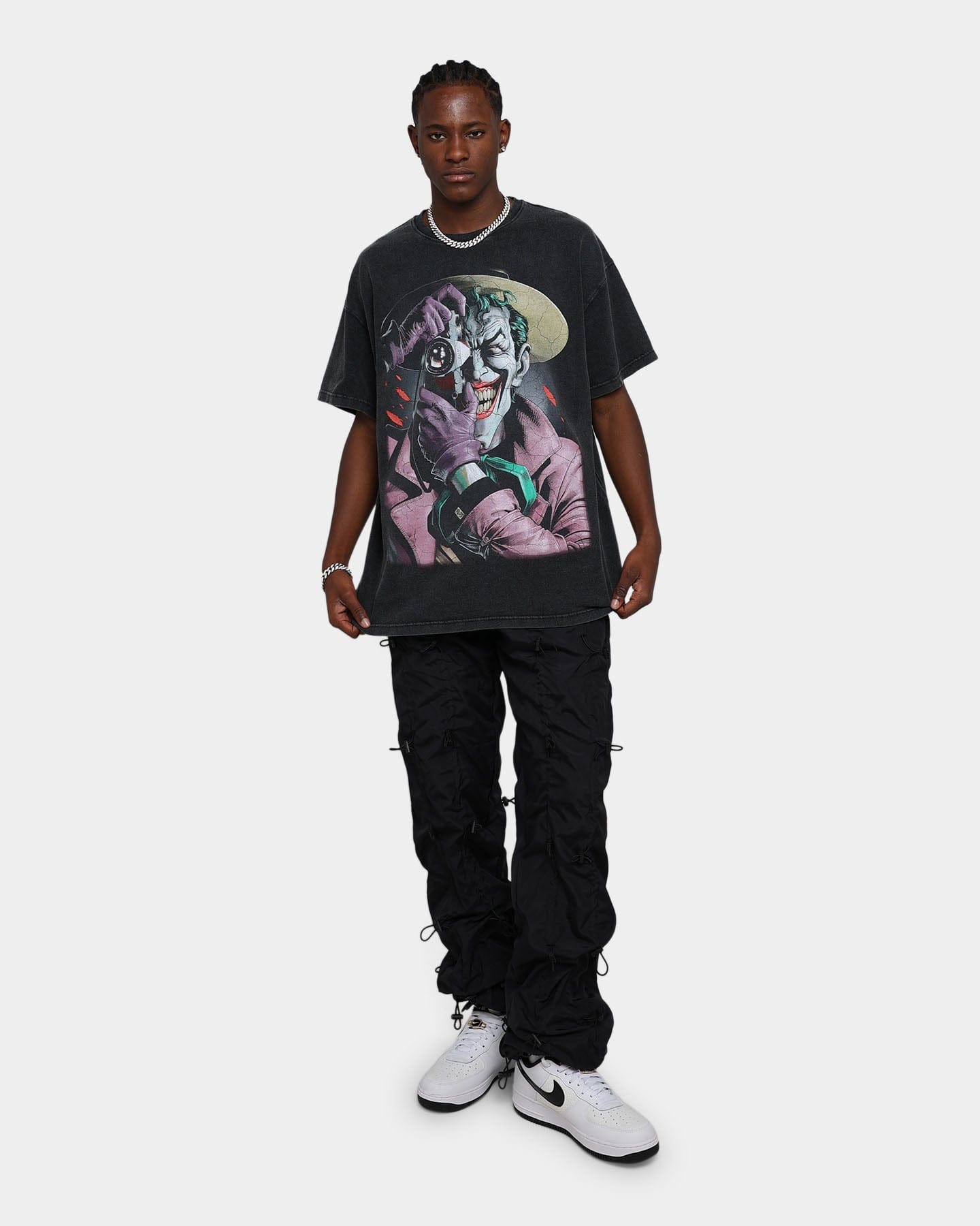73studio x DC Batman The Killing Joke Vintage T - Shirt Black Wash