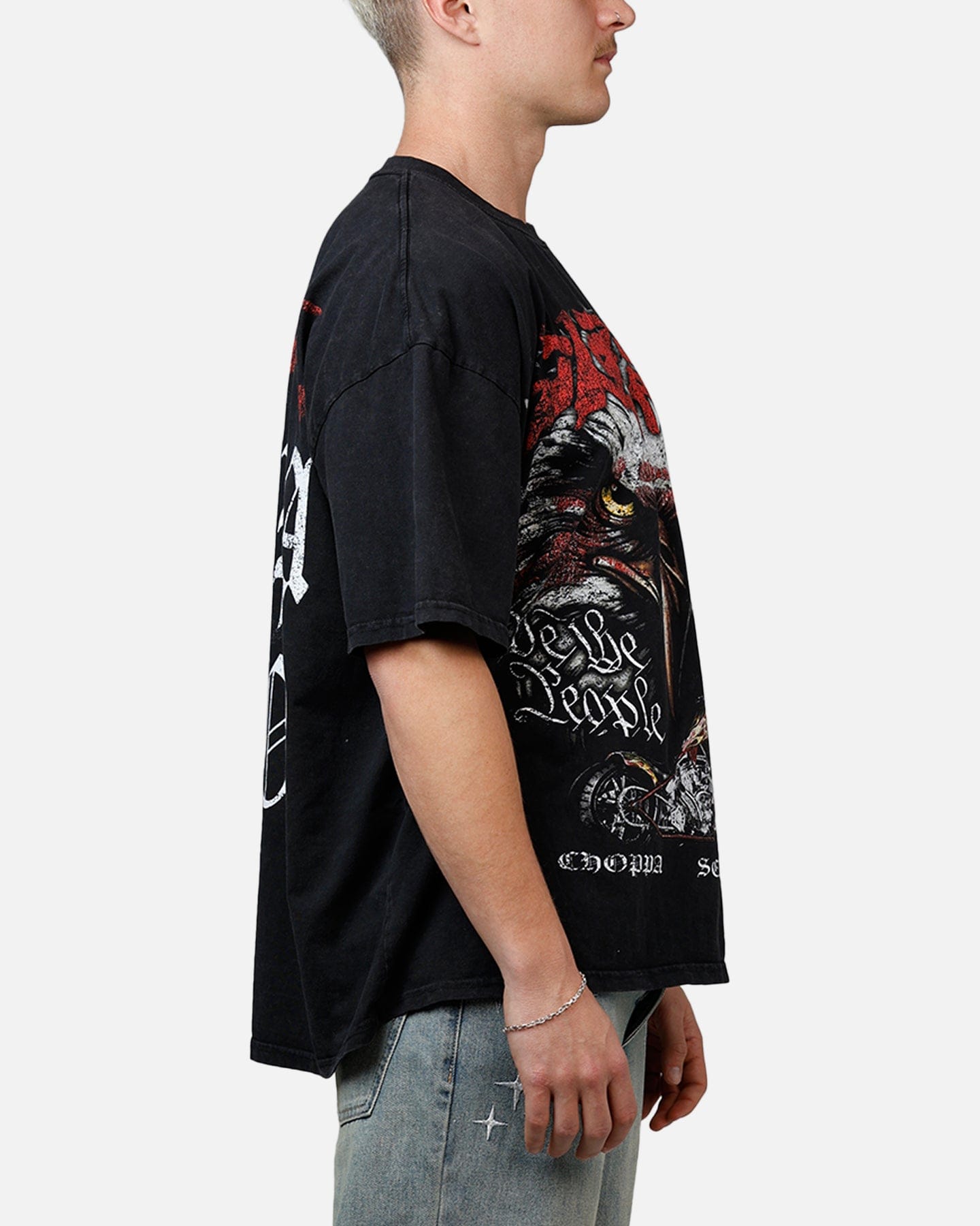 Loiter Choppa Season T - Shirt Black Acidwash
