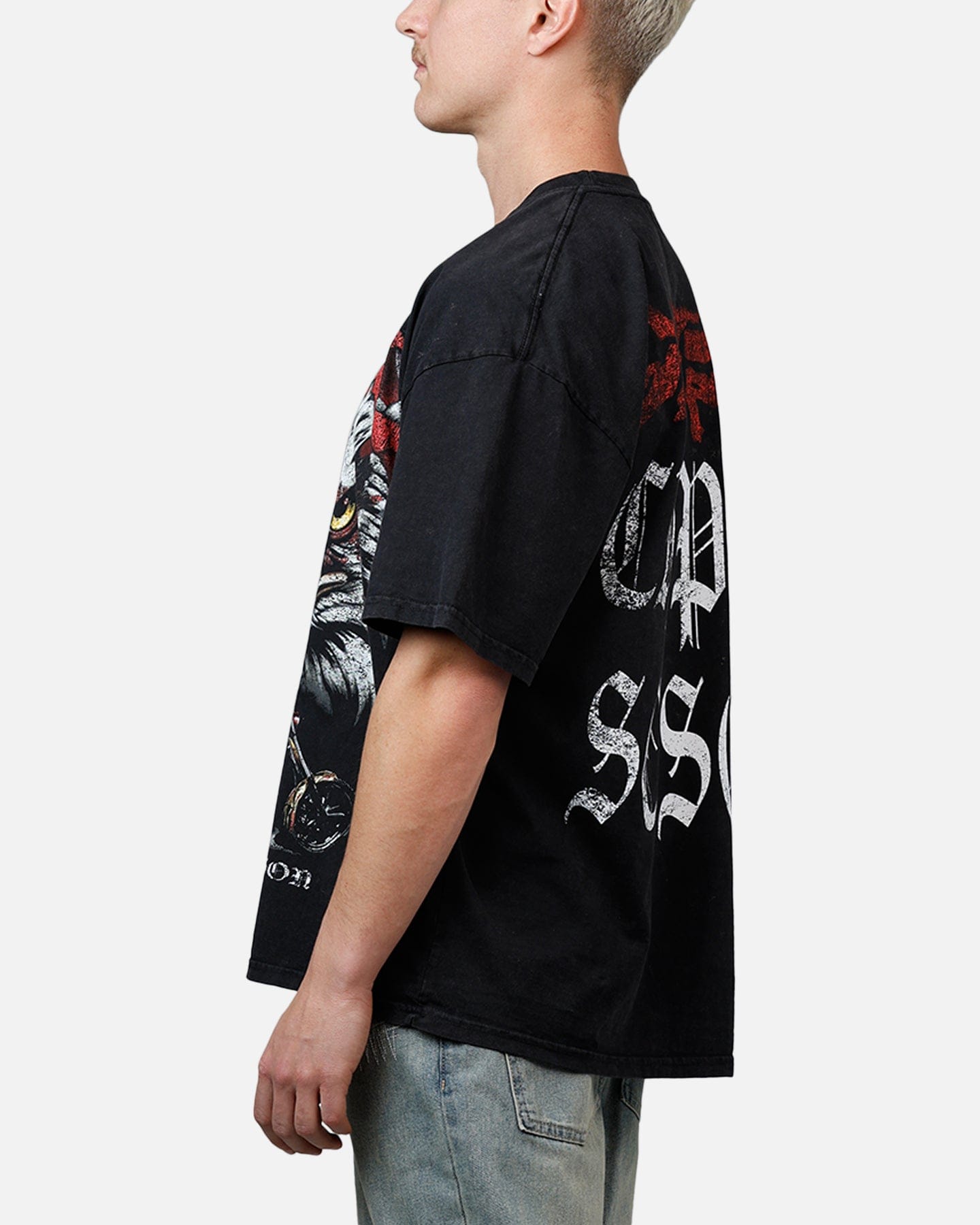 Loiter Choppa Season T - Shirt Black Acidwash