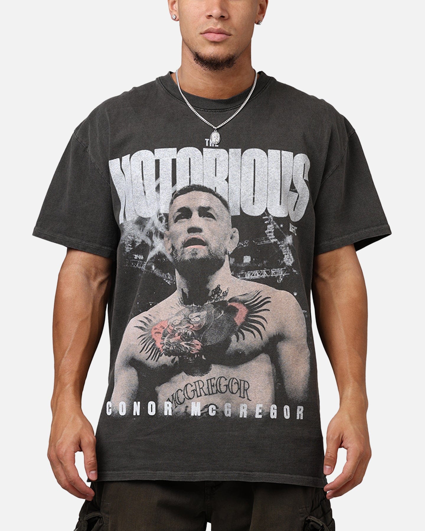 MAC UFC By Culture Kings Conor McGregor Mac Heavyweight T - Shirt Black Wash
