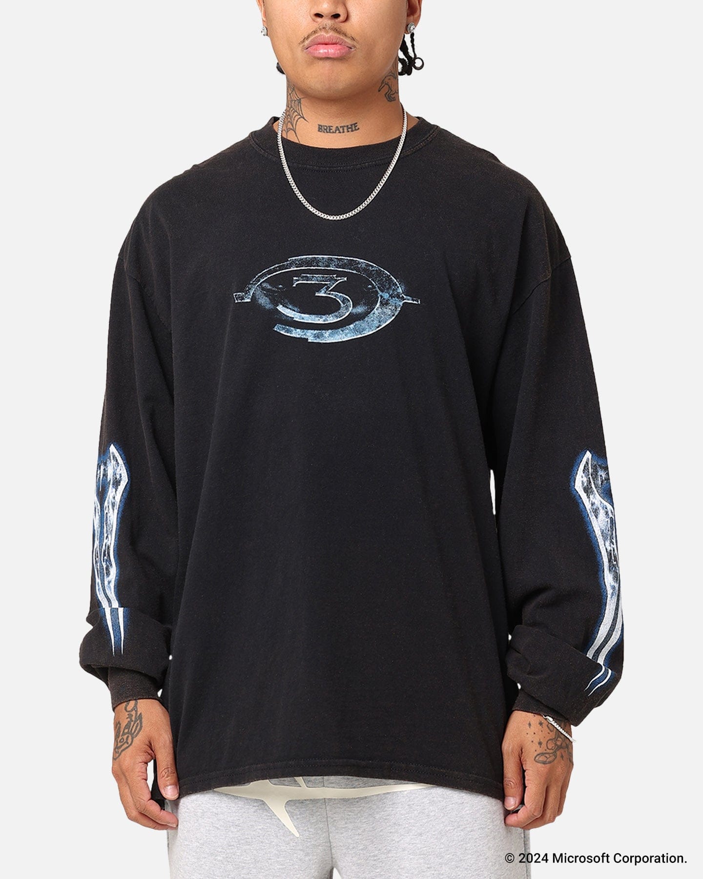 73studio x Halo Halo Legendary Long Sleeve T - Shirt Black