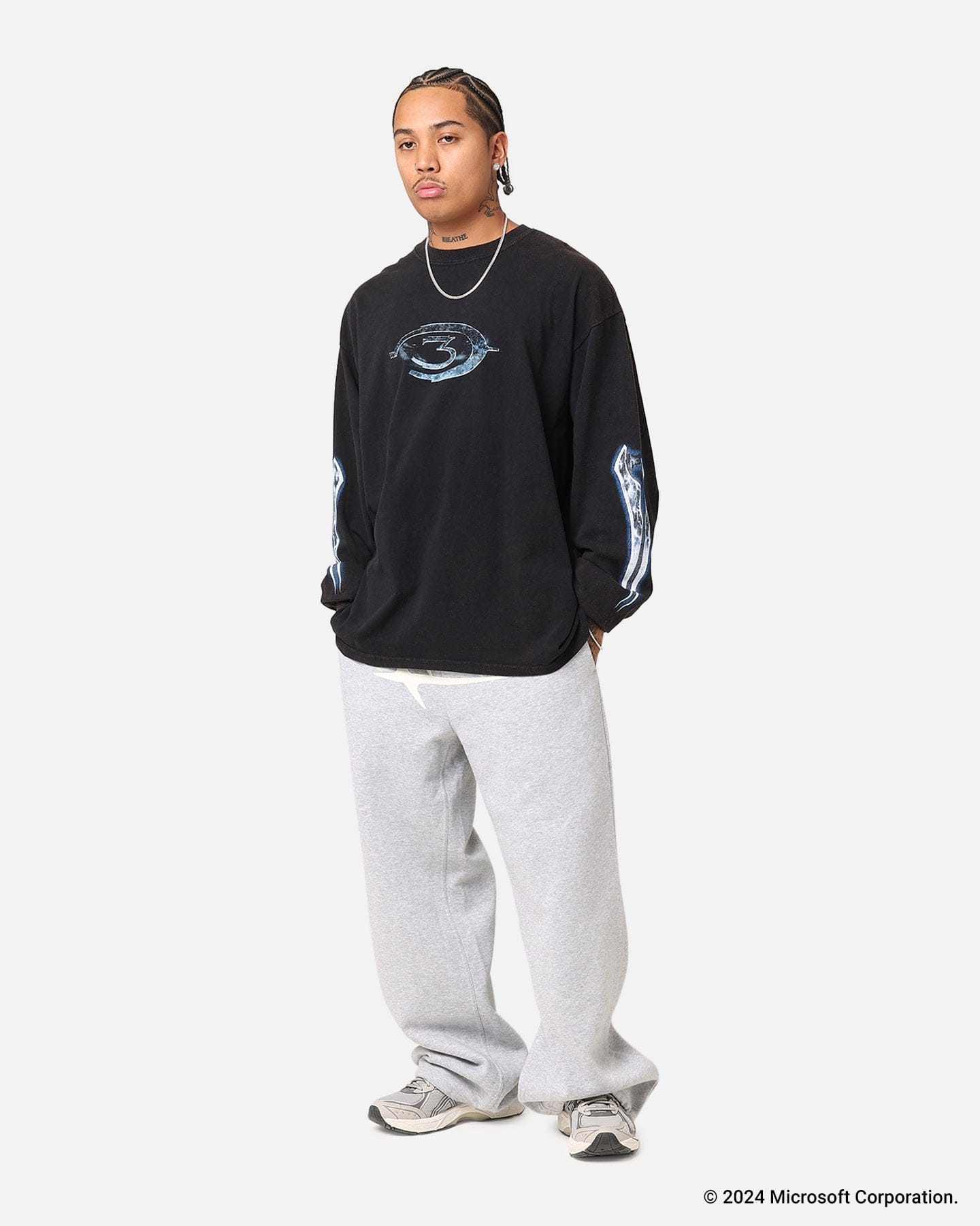 73studio x Halo Halo Legendary Long Sleeve T - Shirt Black