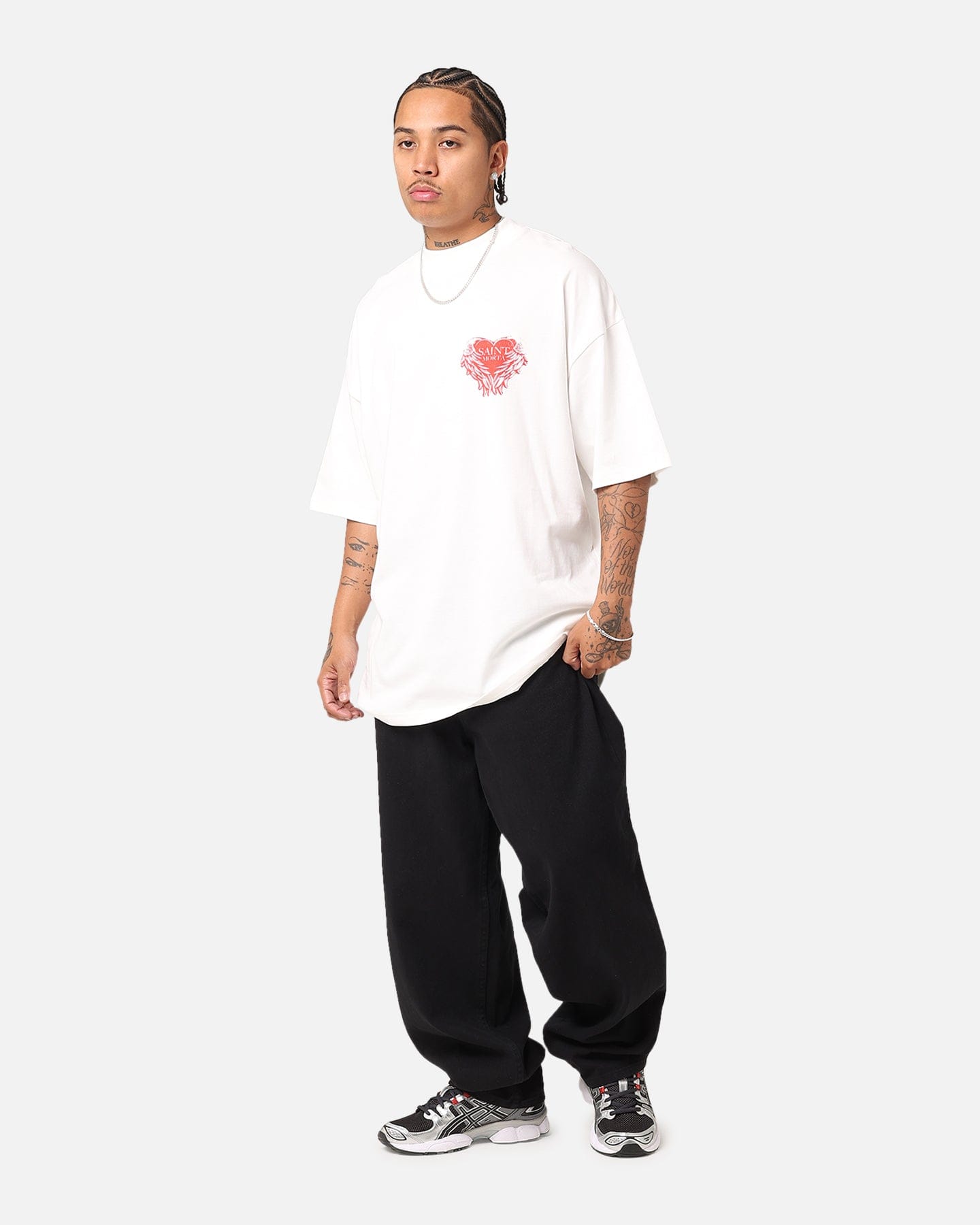 Saint Morta Angelic Heart T - Shirt Off White