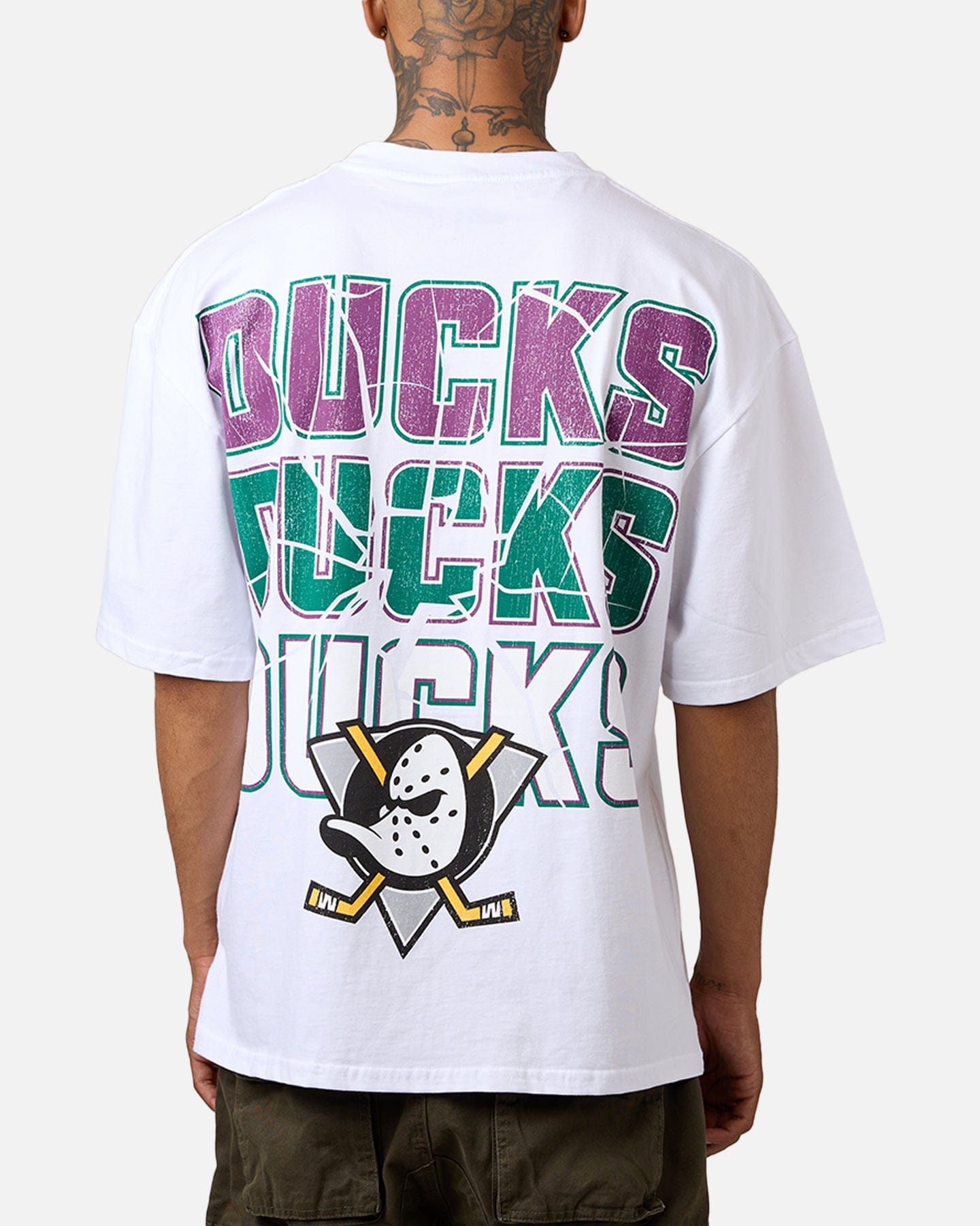 SMASH Culture Kings Anaheim Ducks Smash T - Shirt White