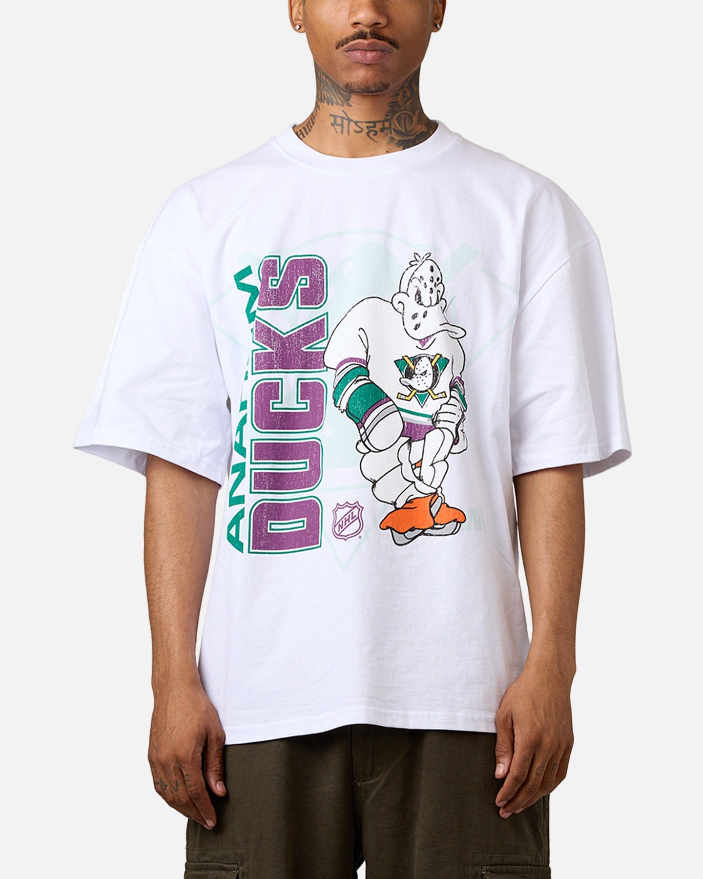 SMASH Culture Kings Anaheim Ducks Smash T - Shirt White